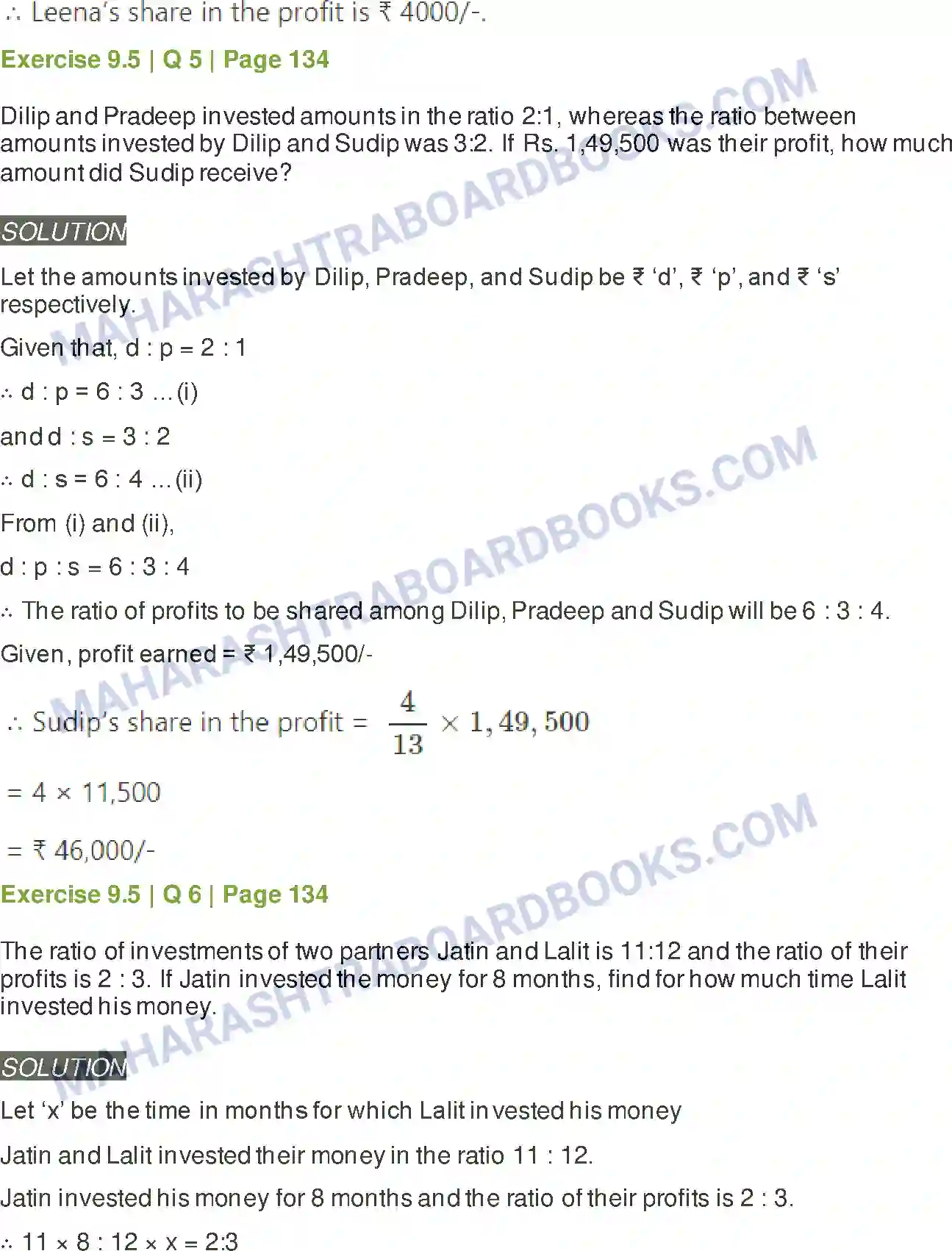 Maharashtra Board Solution Class-11 Mathematics+&+Statistics+-+2 Commercial Mathematics Image 43