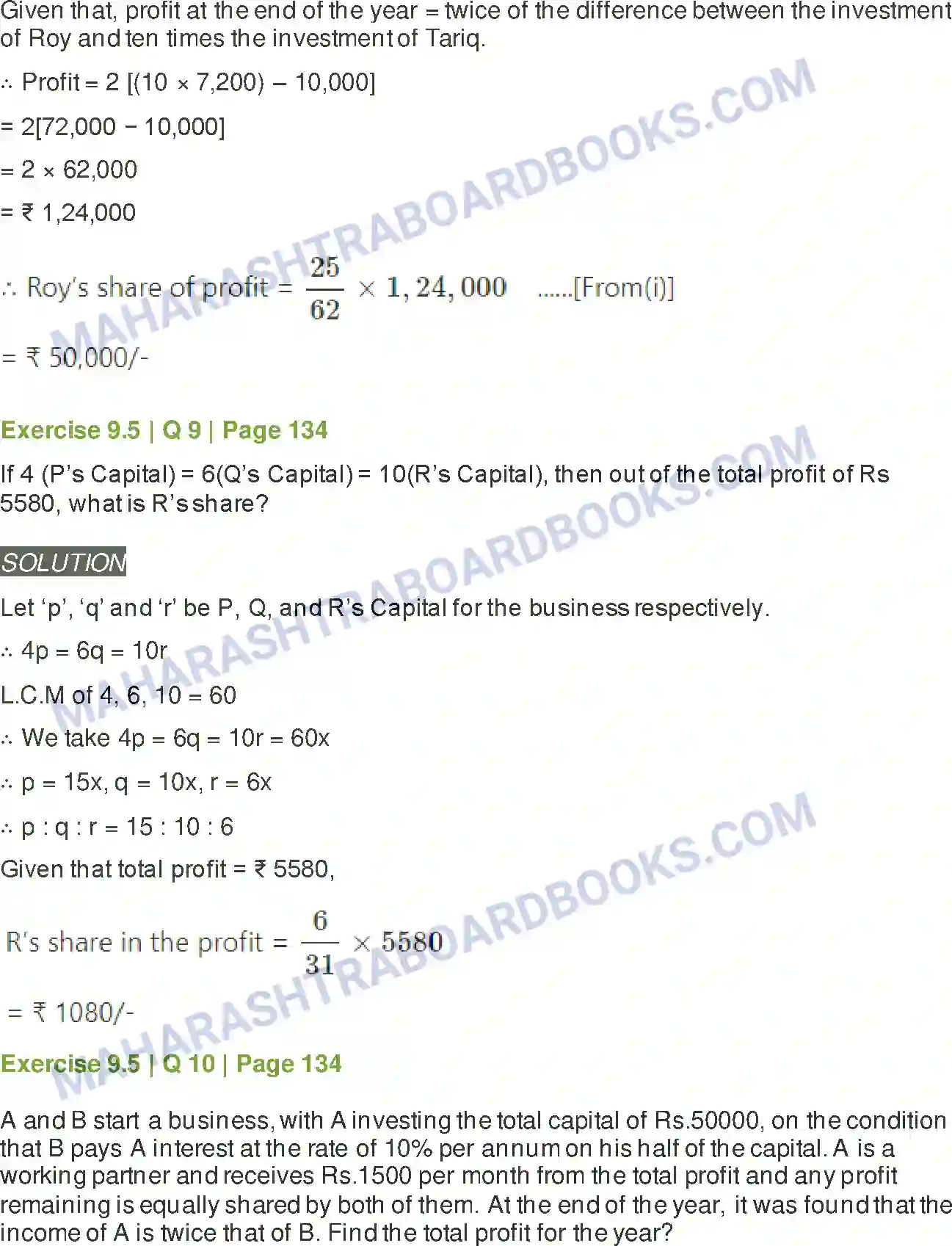 Maharashtra Board Solution Class-11 Mathematics+&+Statistics+-+2 Commercial Mathematics Image 46