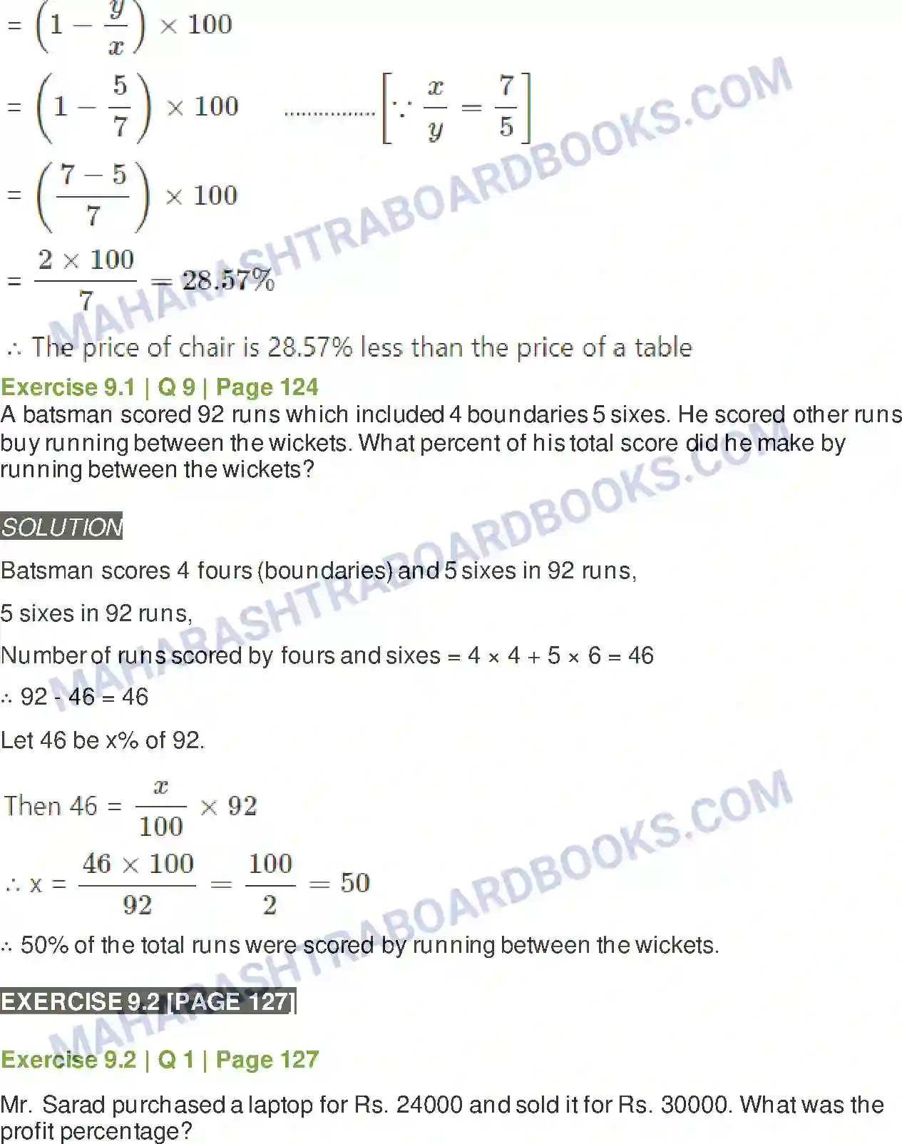 Maharashtra Board Solution Class-11 Mathematics+&+Statistics+-+2 Commercial Mathematics Image 7