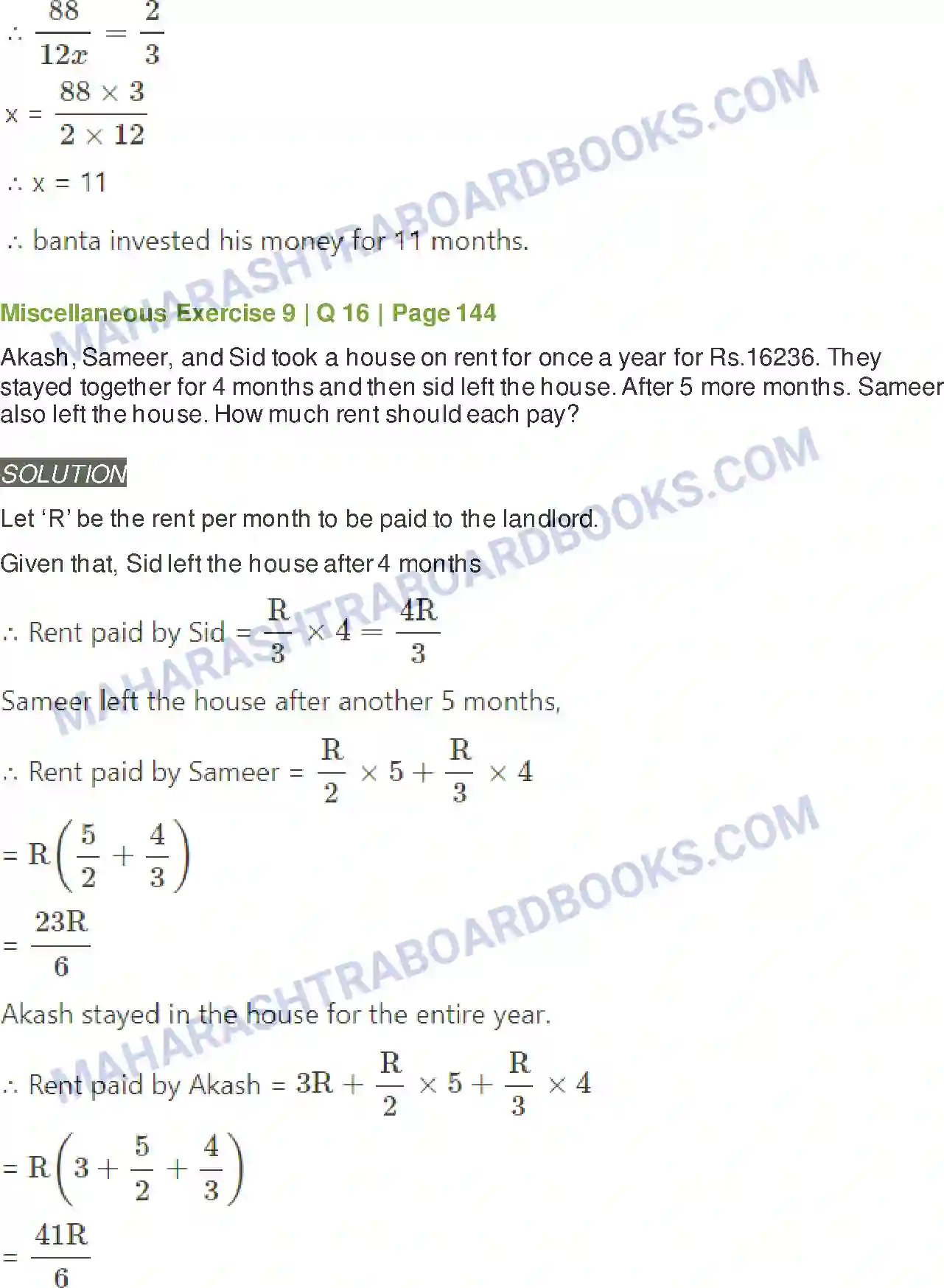 Maharashtra Board Solution Class-11 Mathematics+&+Statistics+-+2 Commercial Mathematics Image 90