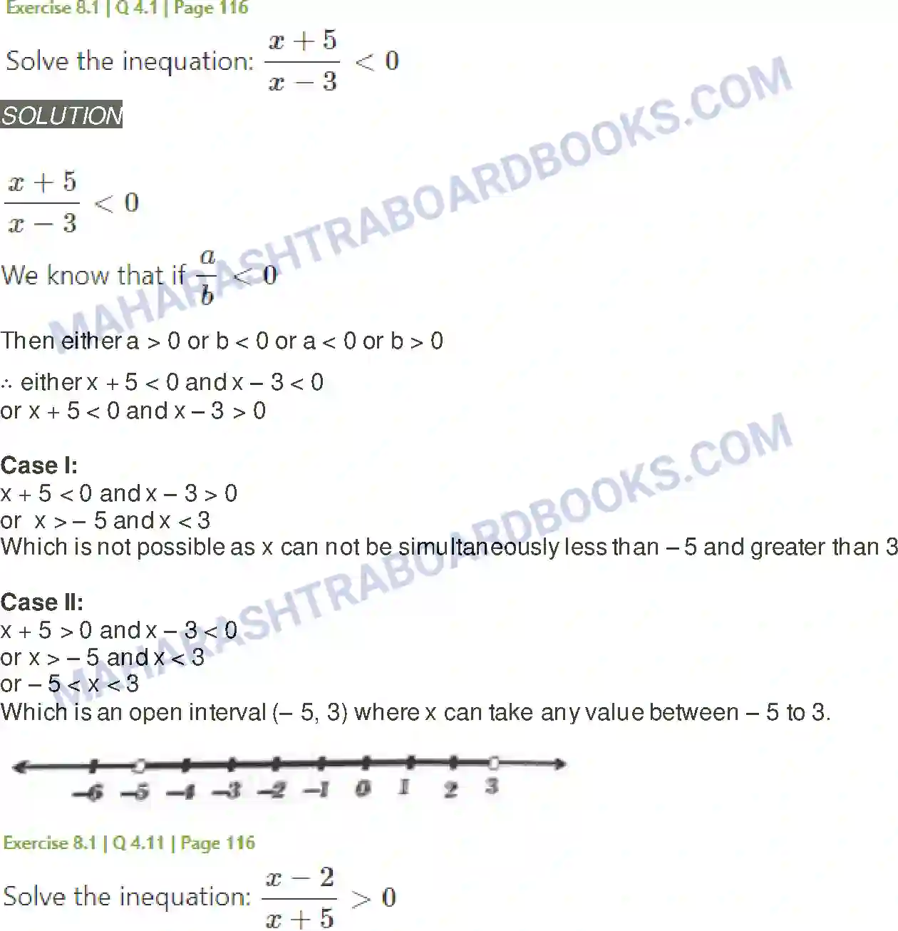 Maharashtra Board Solution class-11 Mathematics+&+Statistics+-+2 Linear Inequations Image 12