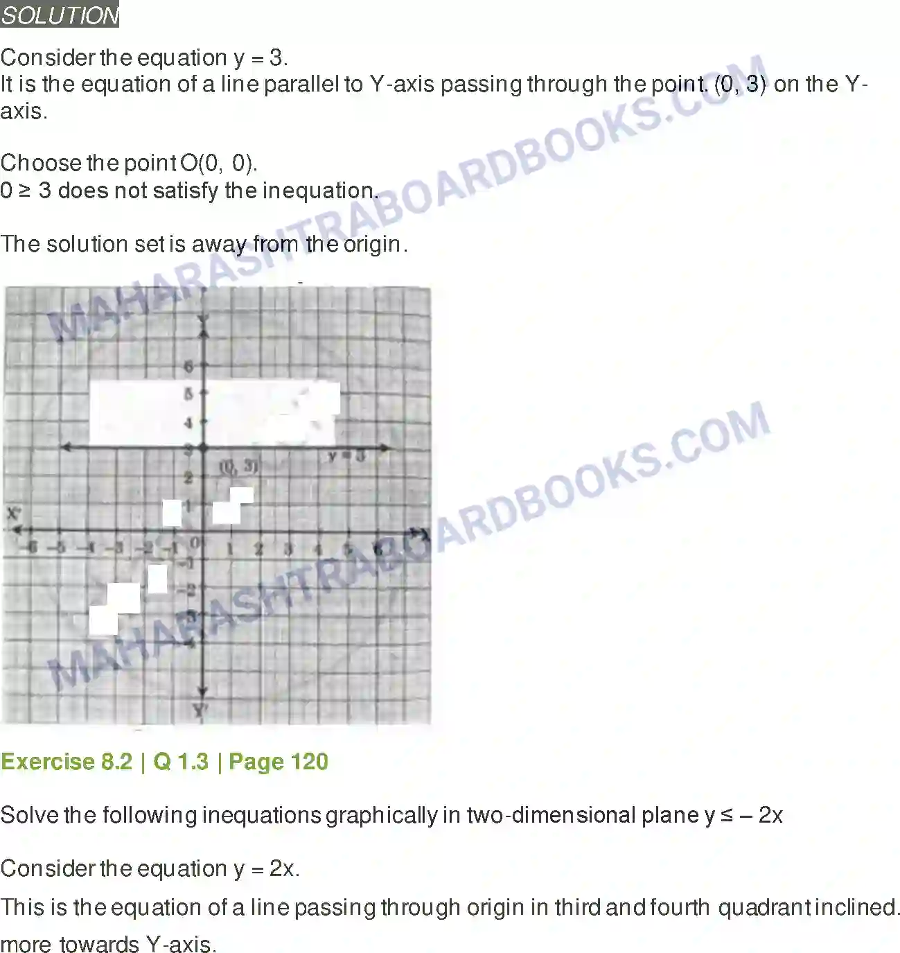 Maharashtra Board Solution class-11 Mathematics+&+Statistics+-+2 Linear Inequations Image 18