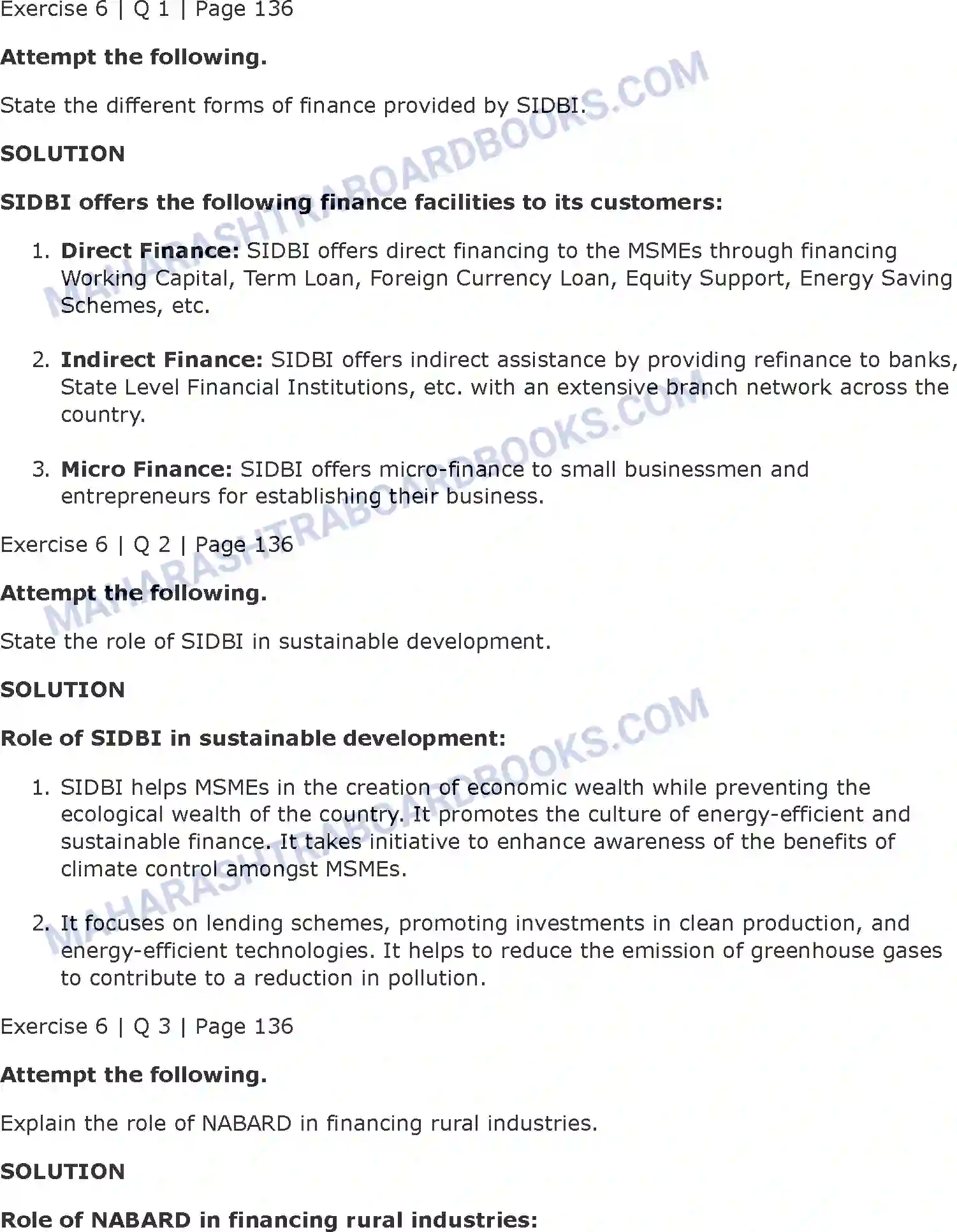 Maharashtra Board Solution class-11 Organisation+of+Commerce+and+Management+(OC) Institutes Supporting Business Image 25