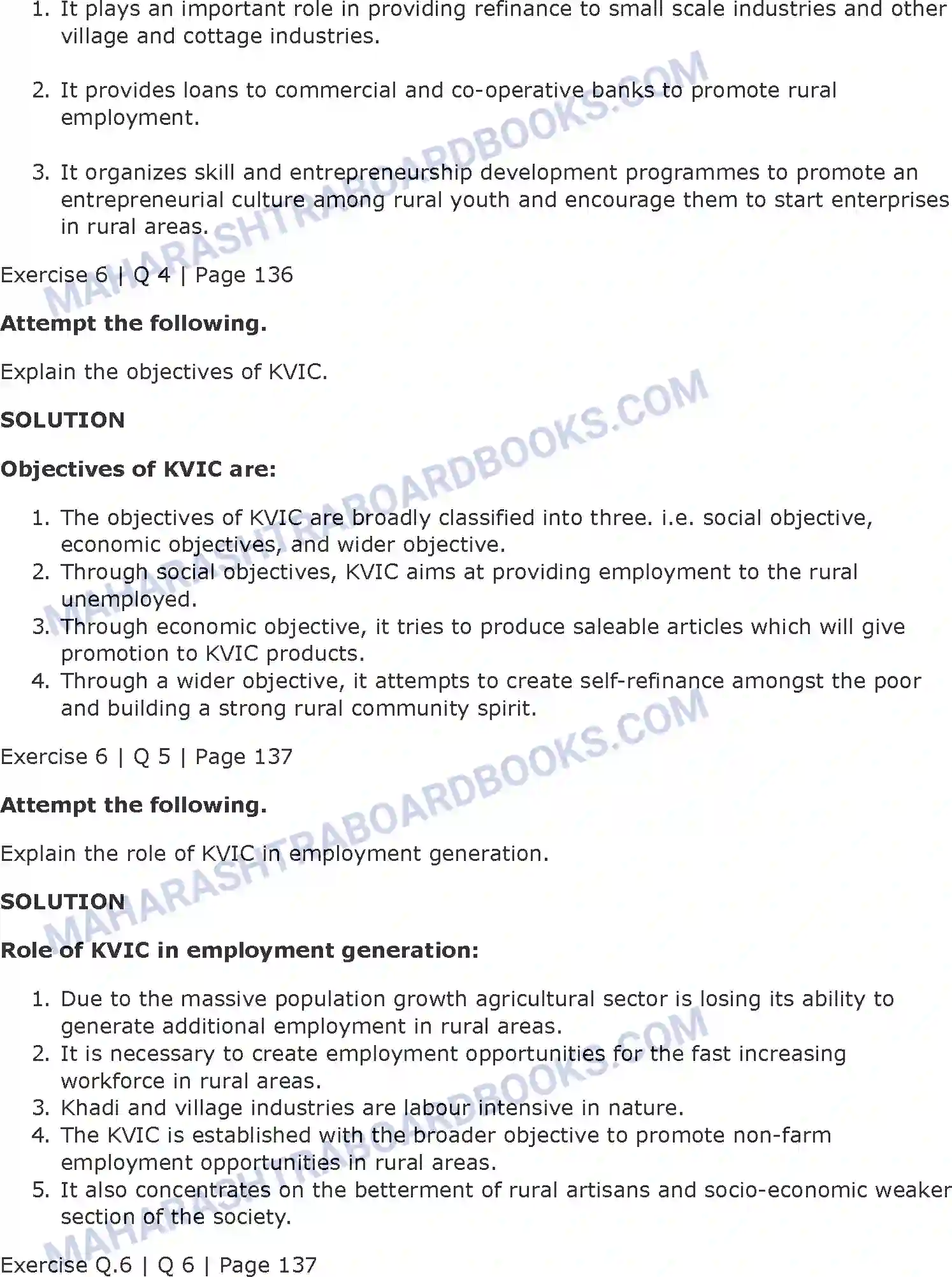 Maharashtra Board Solution class-11 Organisation+of+Commerce+and+Management+(OC) Institutes Supporting Business Image 26