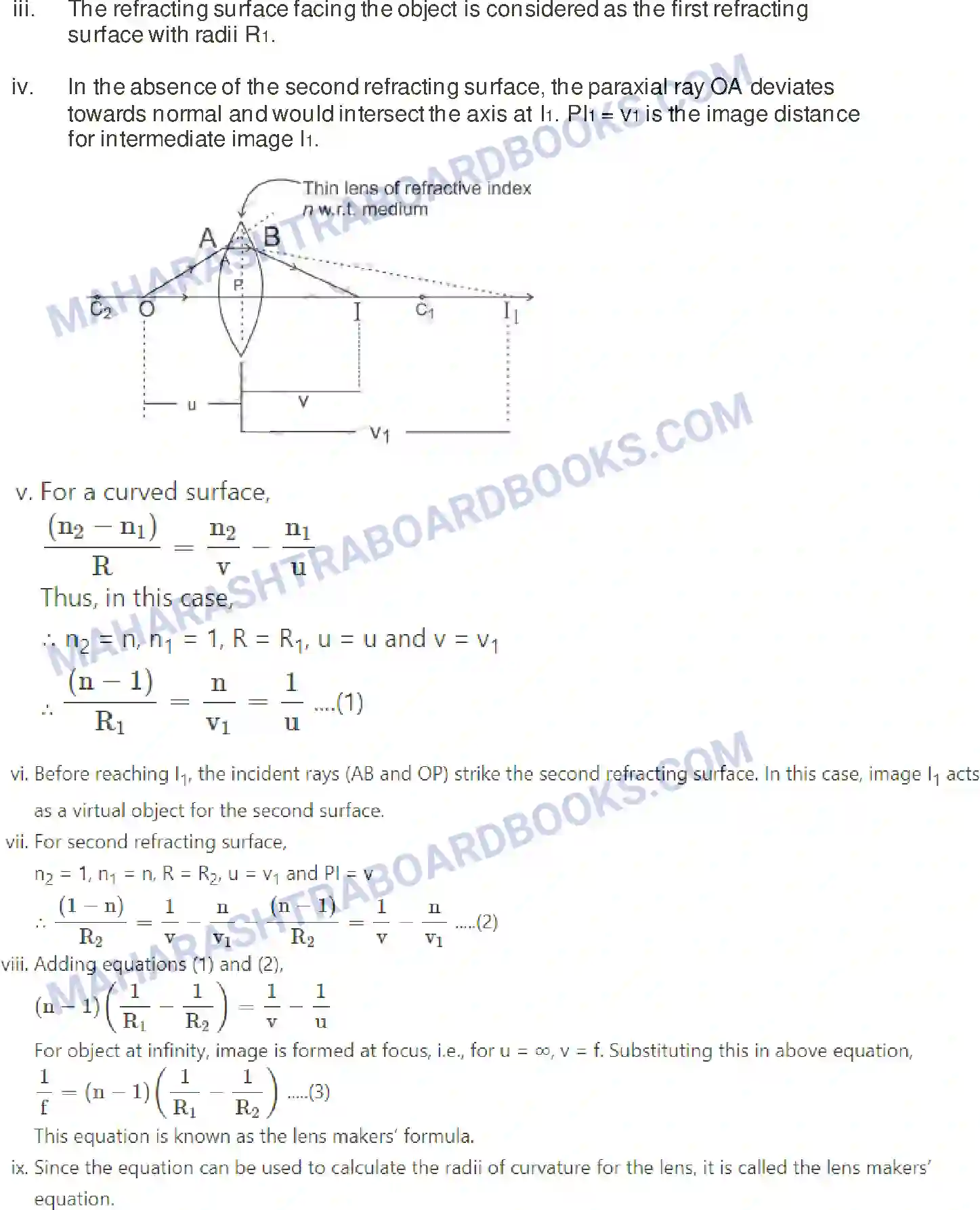 Maharashtra Board Solution class-11 Physics Optics Image 16