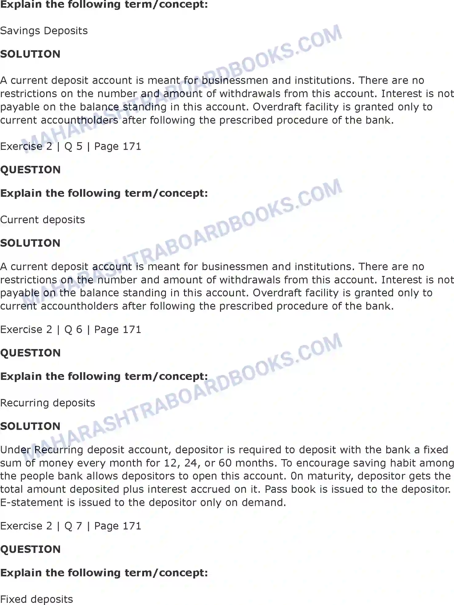 Maharashtra Board Solution Class-11 Secretarial+Practice Correspondence with Banks Image 17