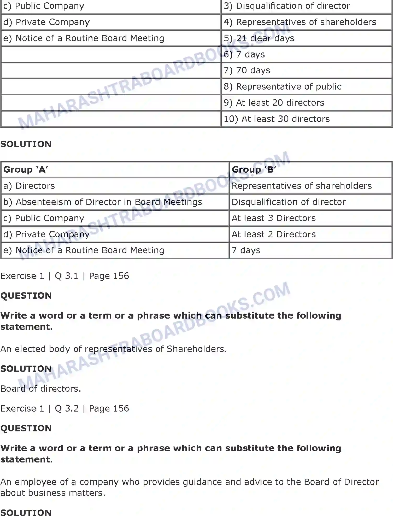 Maharashtra Board Solution class-11 Secretarial+Practice Correspondence with Directors Image 4