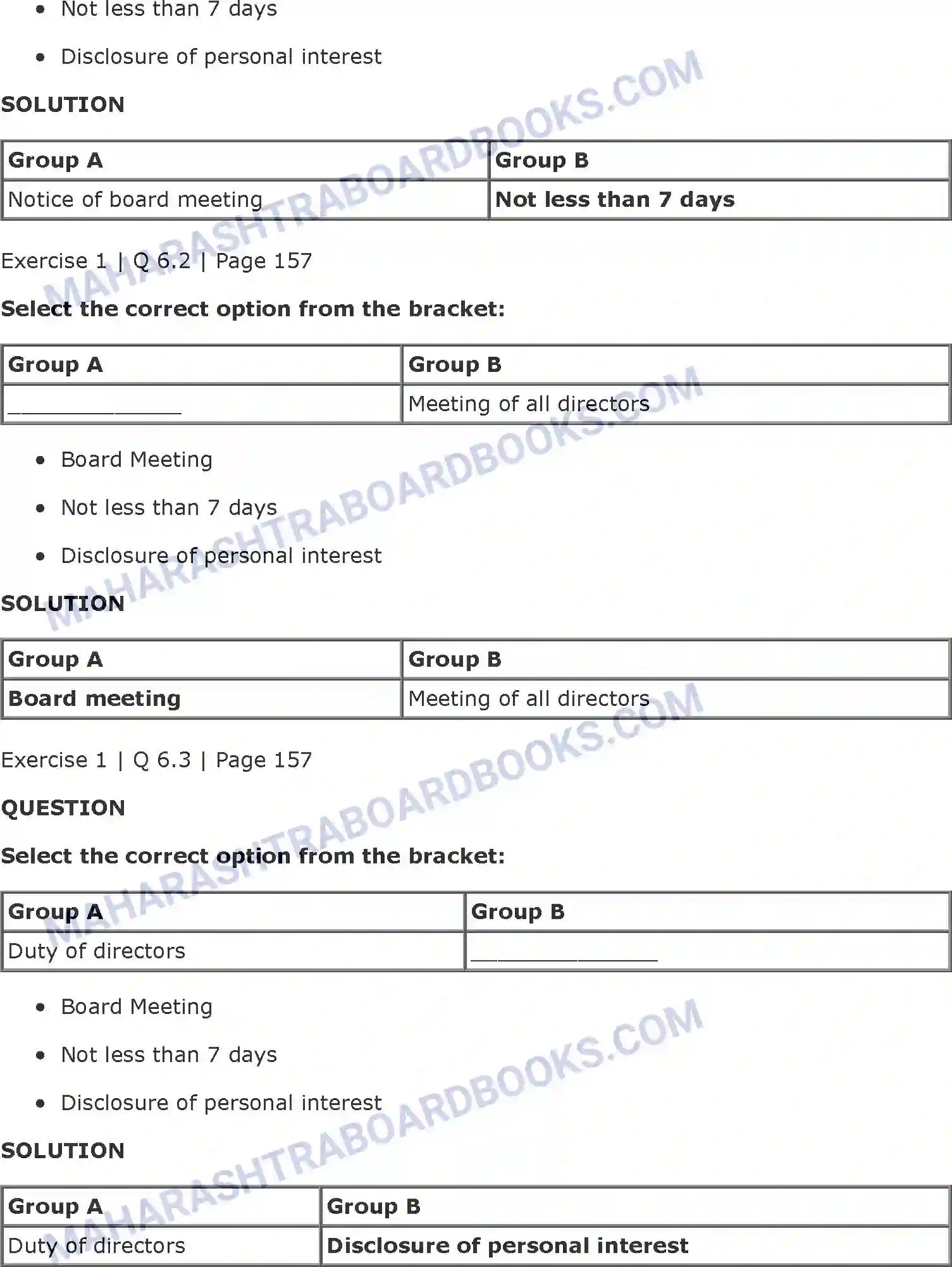 Maharashtra Board Solution class-11 Secretarial+Practice Correspondence with Directors Image 8