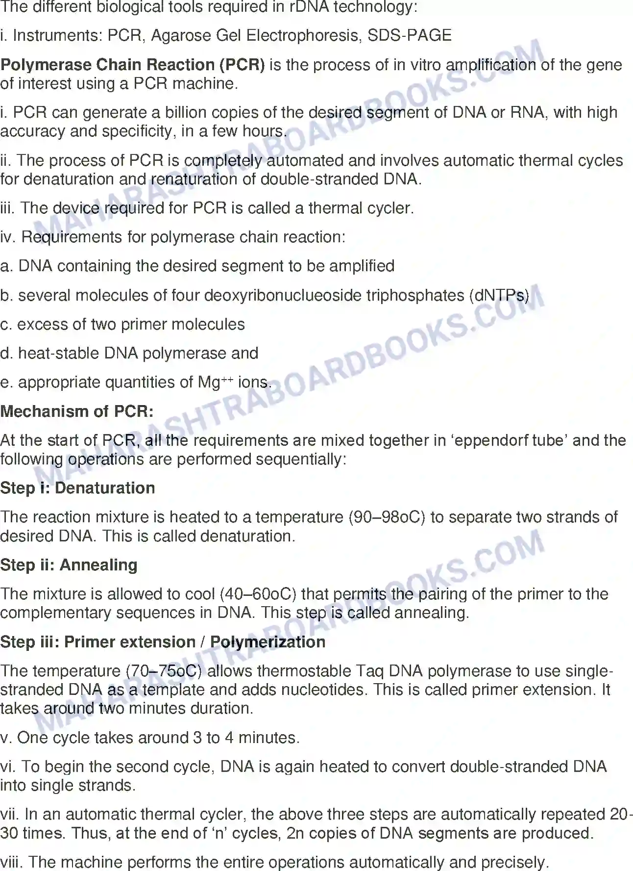 Maharashtra Board Solution Class-12 Biology Biotechnology Image 17