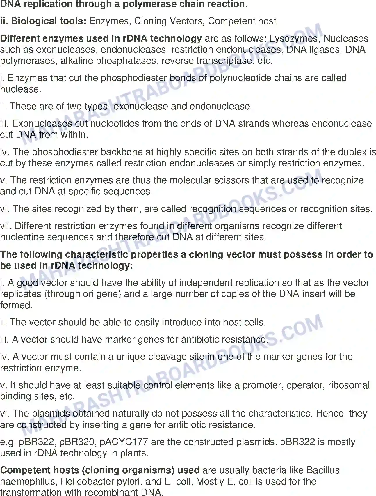 Maharashtra Board Solution Class-12 Biology Biotechnology Image 18