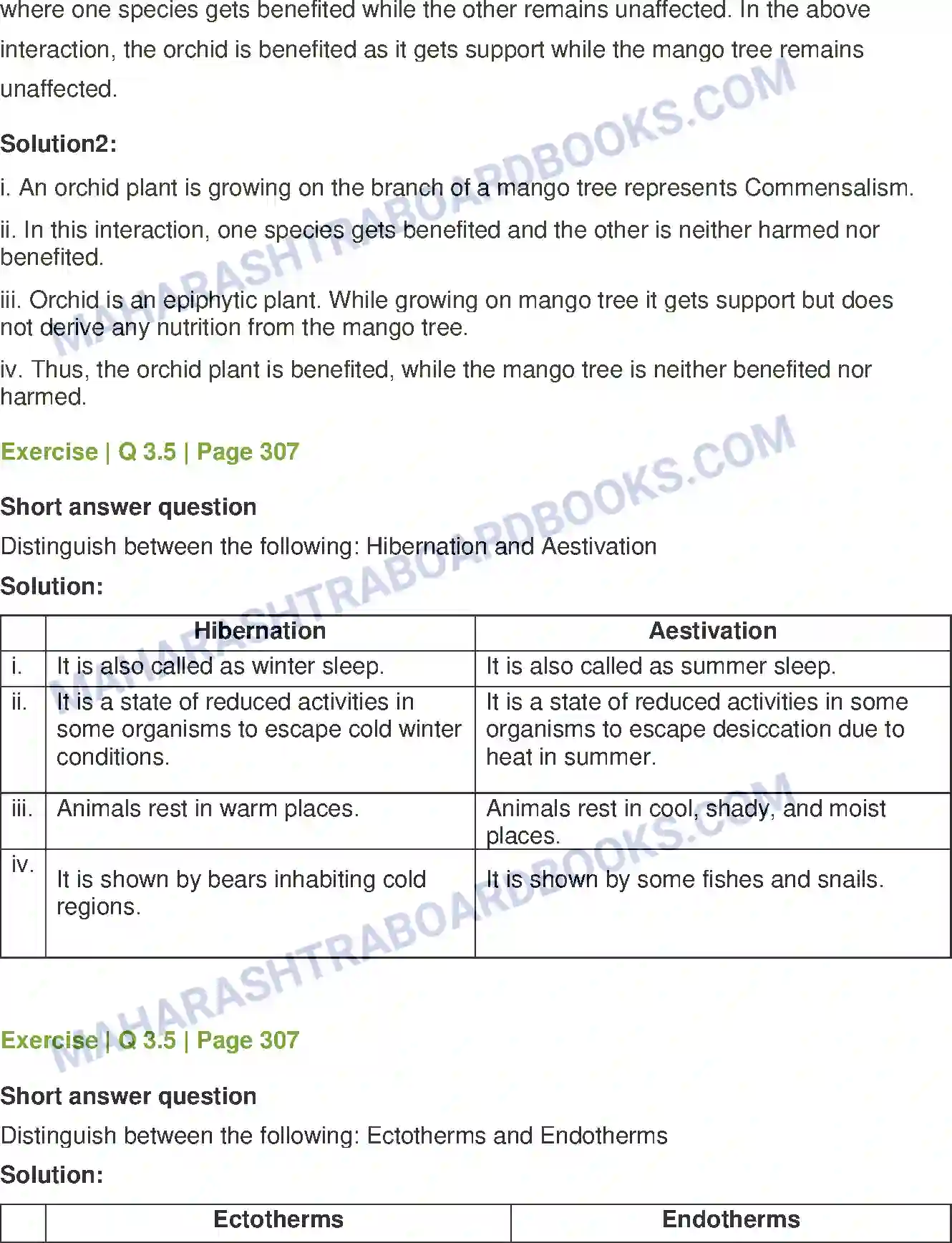 Maharashtra Board Solution Class-12 Biology Organisms and Populations Image 6