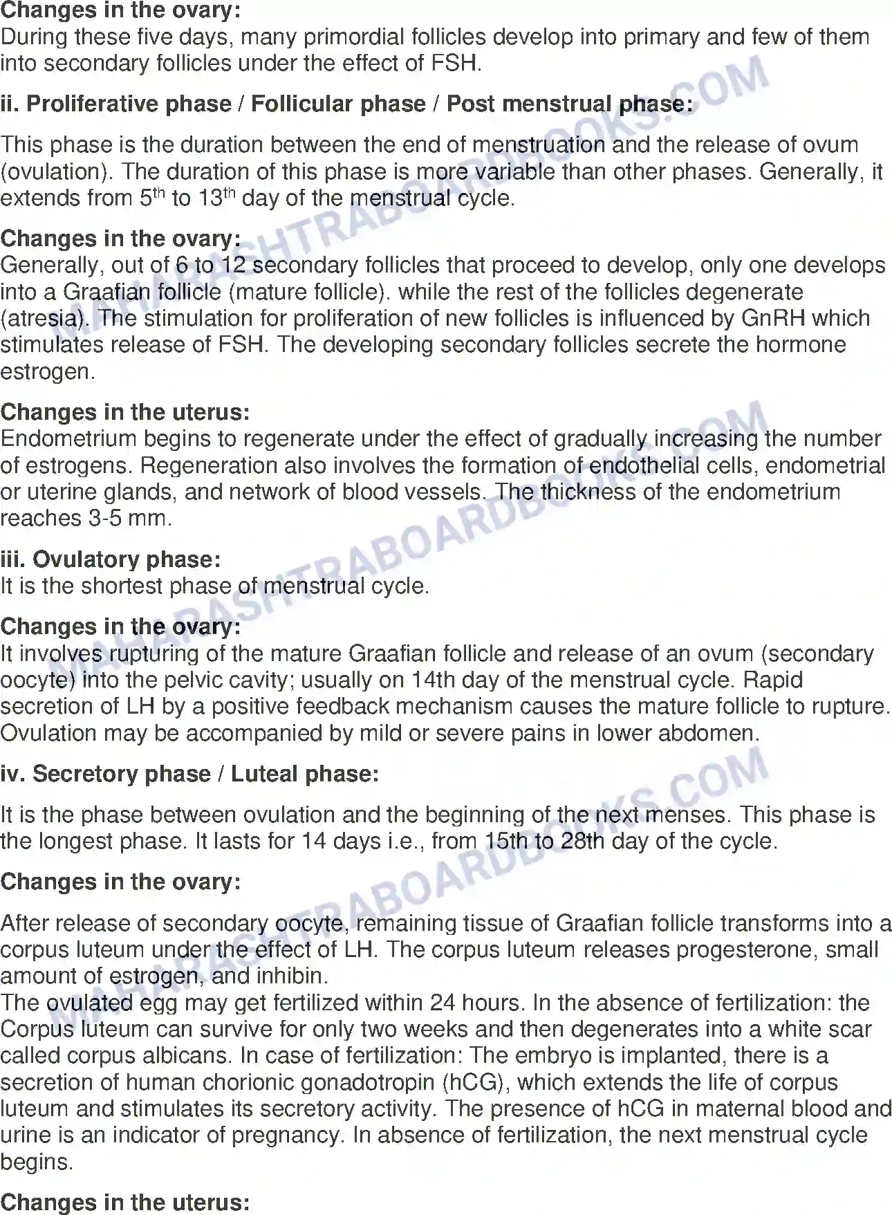 Maharashtra Board Solution Class-12 Biology Reproduction in Lower and Higher Animals Image 12