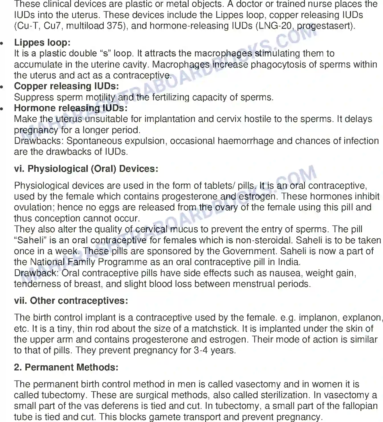 Maharashtra Board Solution Class-12 Biology Reproduction in Lower and Higher Animals Image 18