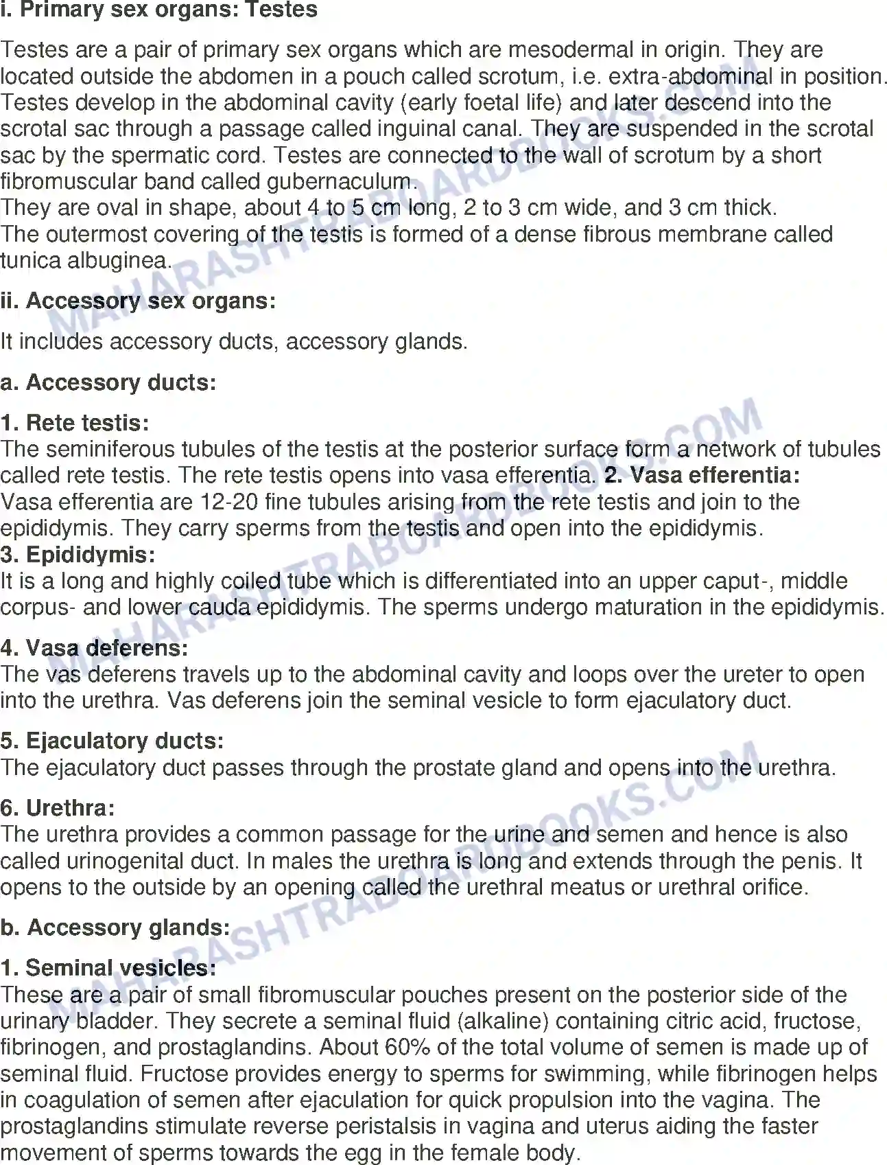 Maharashtra Board Solution Class-12 Biology Reproduction in Lower and Higher Animals Image 22