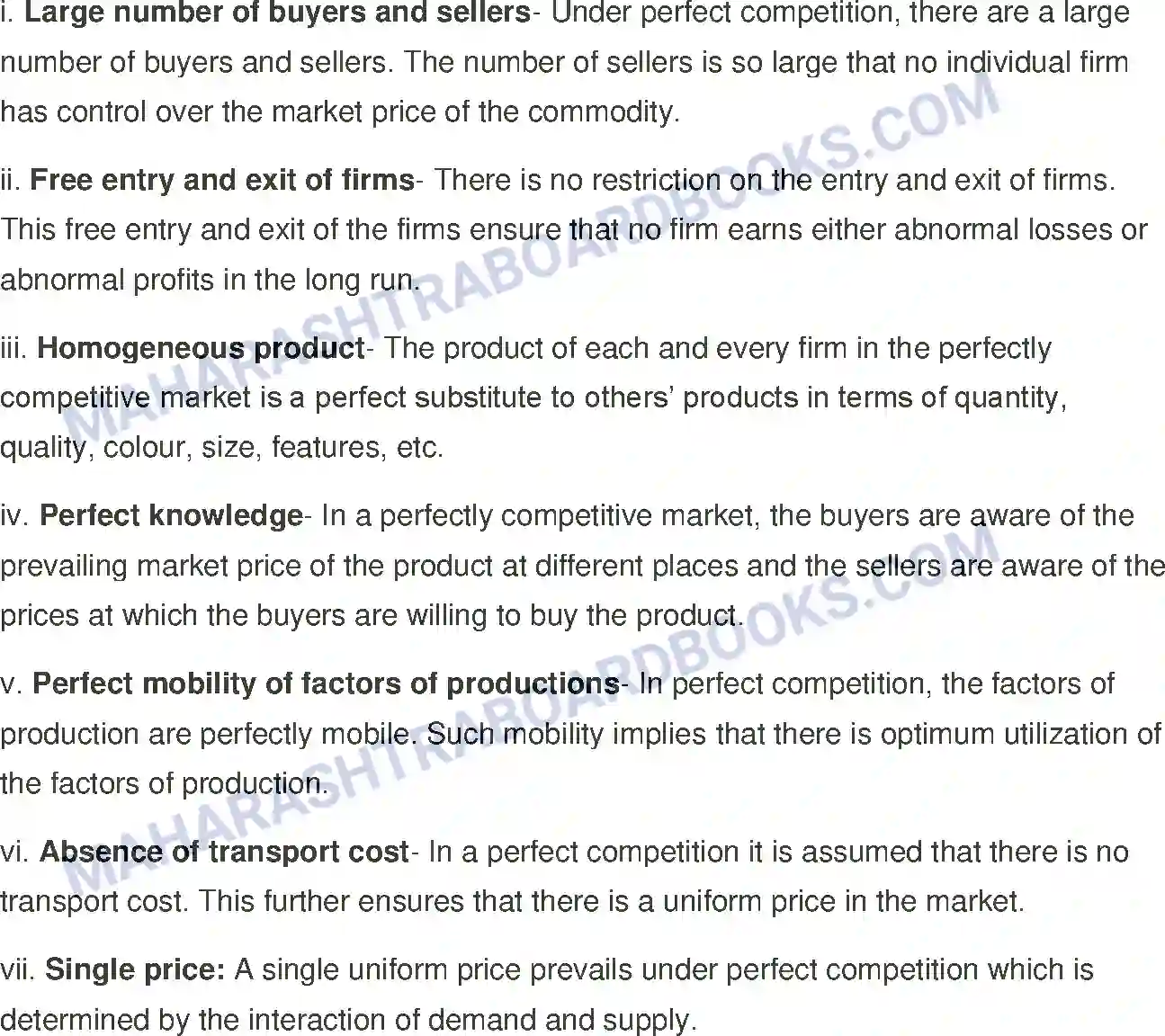 Maharashtra Board Solution Class-12 Economics Forms of Market Image 10