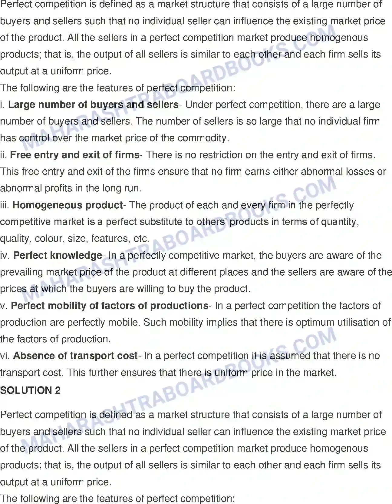 Maharashtra Board Solution Class-12 Economics Forms of Market Image 9