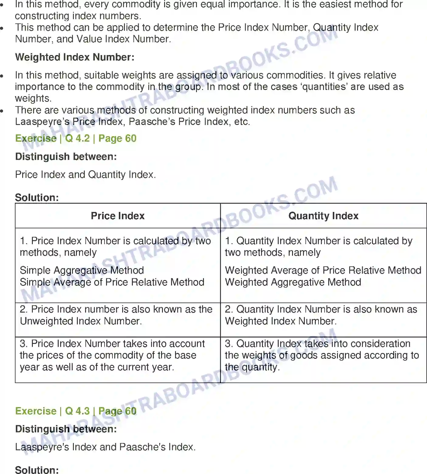 Maharashtra Board Solution Class-12 Economics Index Numbers Image 8