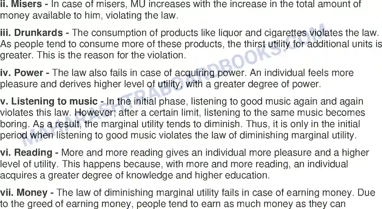 Maharashtra Board Solution class-12 Economics Utility Analysis Image 7