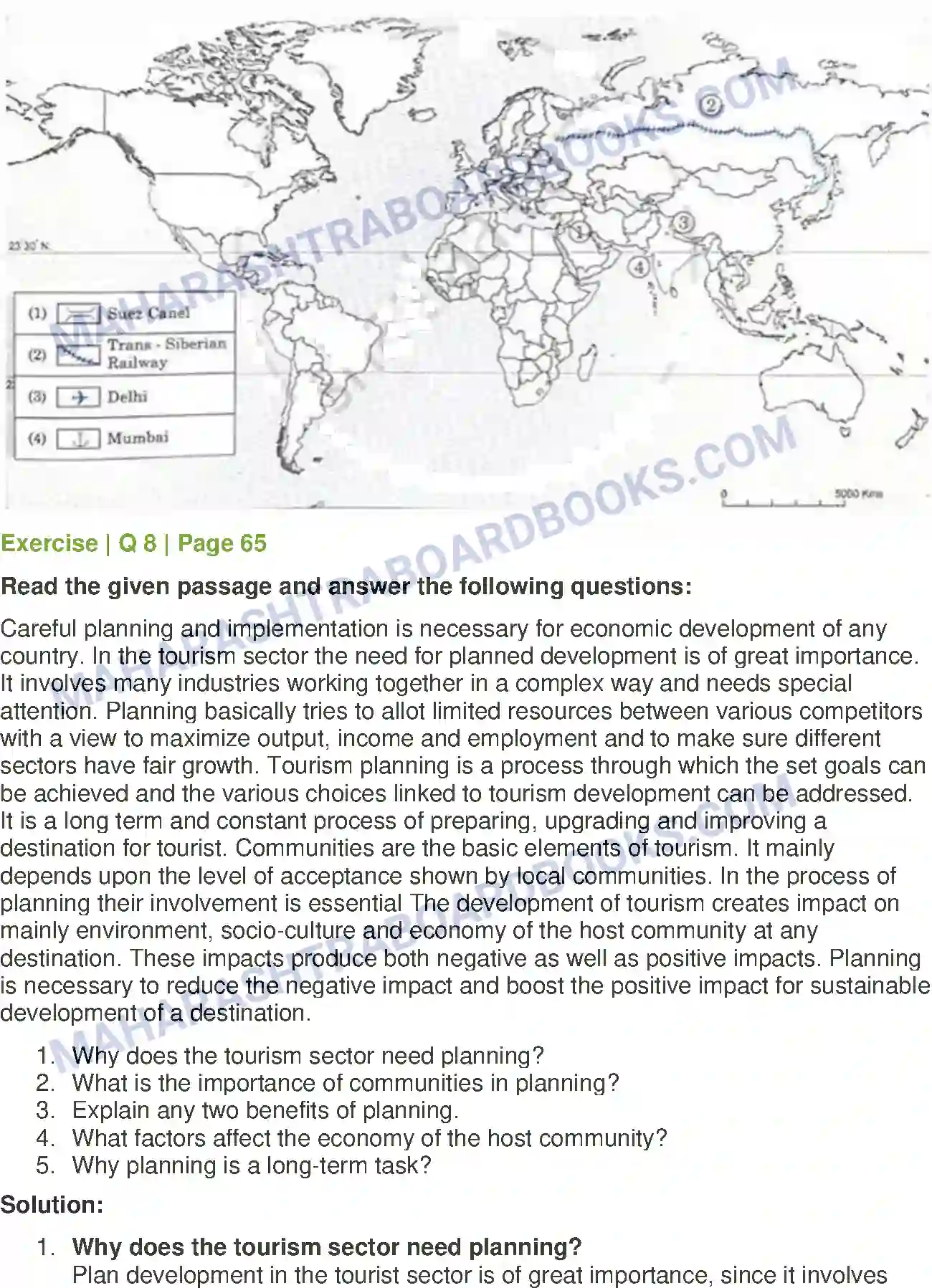 Maharashtra Board Solution Class-12 Geography Tertiary Economic Activities Image 9