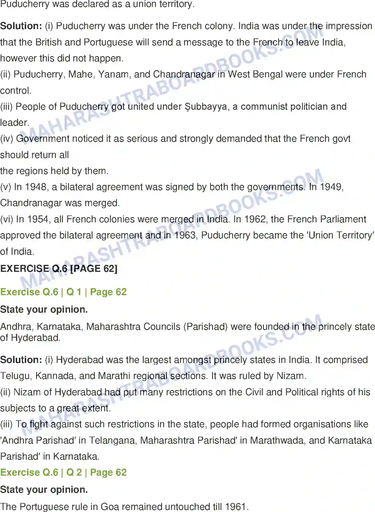 Maharashtra Board Solution Class-12 History Decolonisation to Political Integration of India Image 5