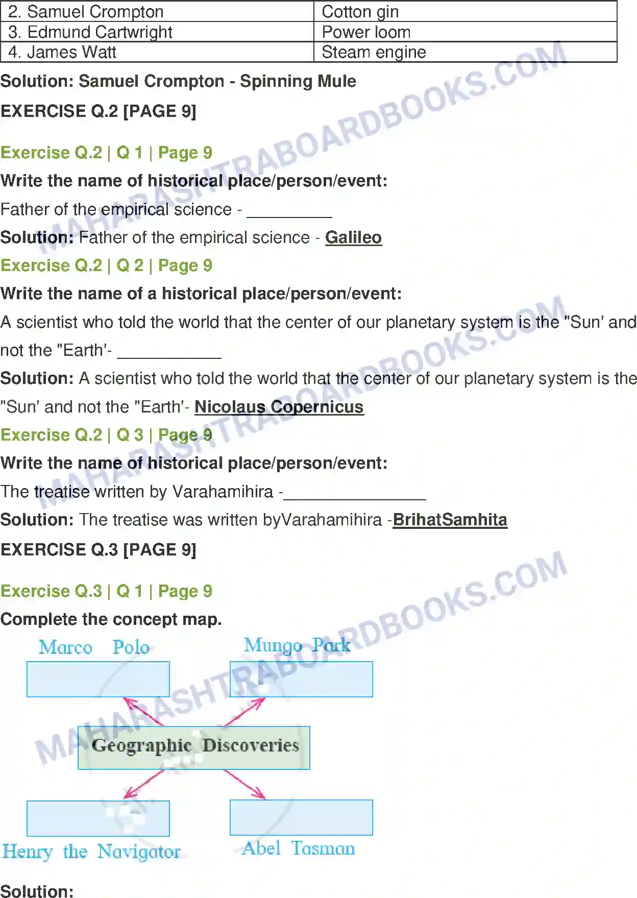 Maharashtra Board Solution class-12 History Renaissance in Europe and Development of Science Image 2