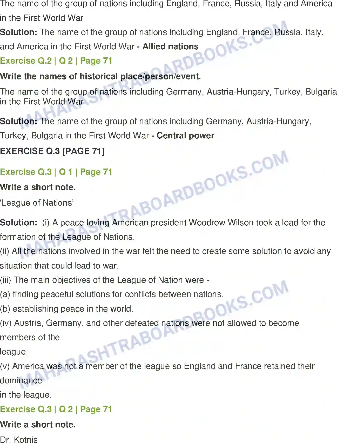 Maharashtra Board Solution class-12 History World Wars and India Image 2