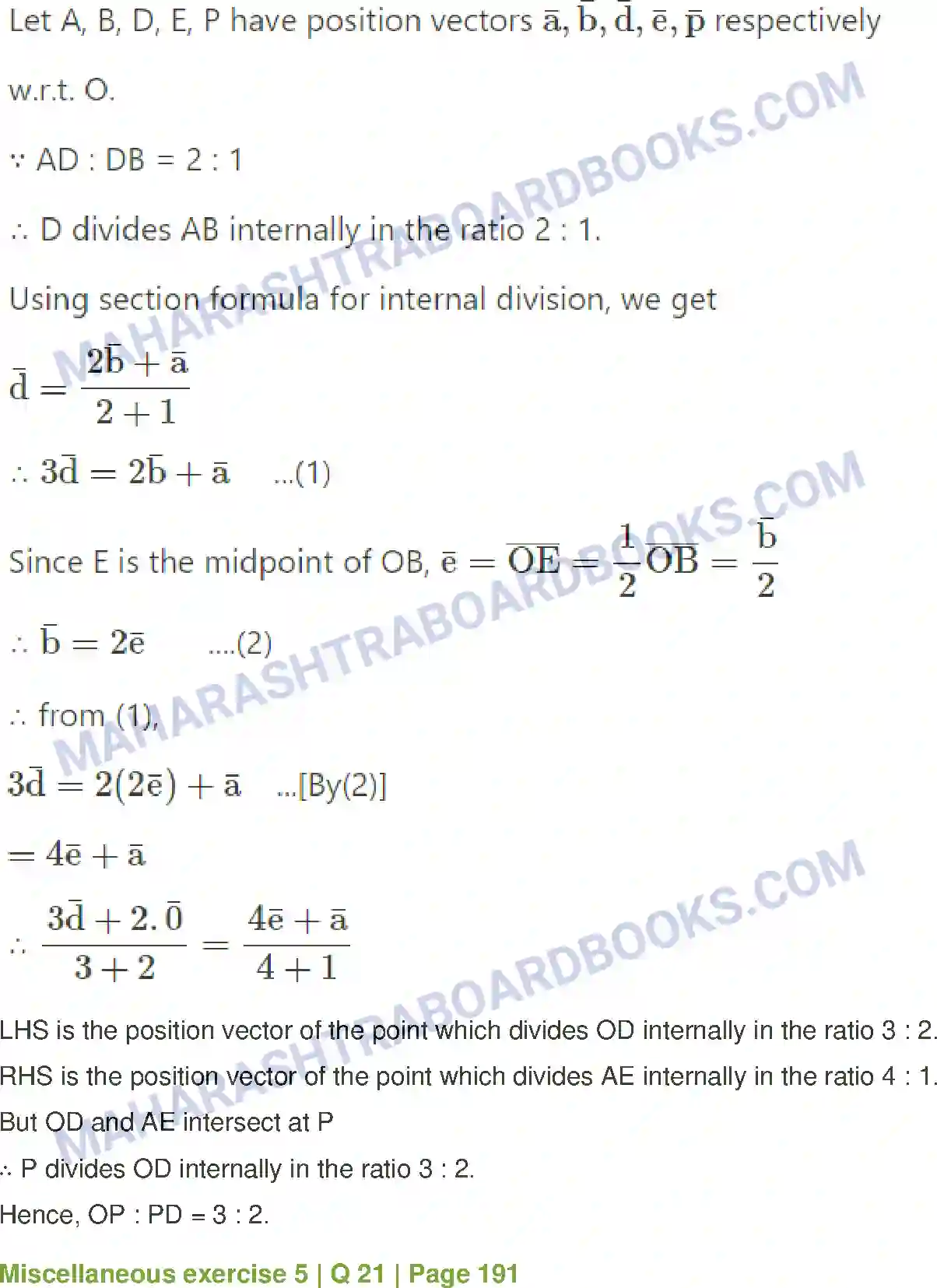 Maharashtra Board Solution Class-12 Mathematics+&+Statistics-1+(Arts+&+Science) Vectors Image 101