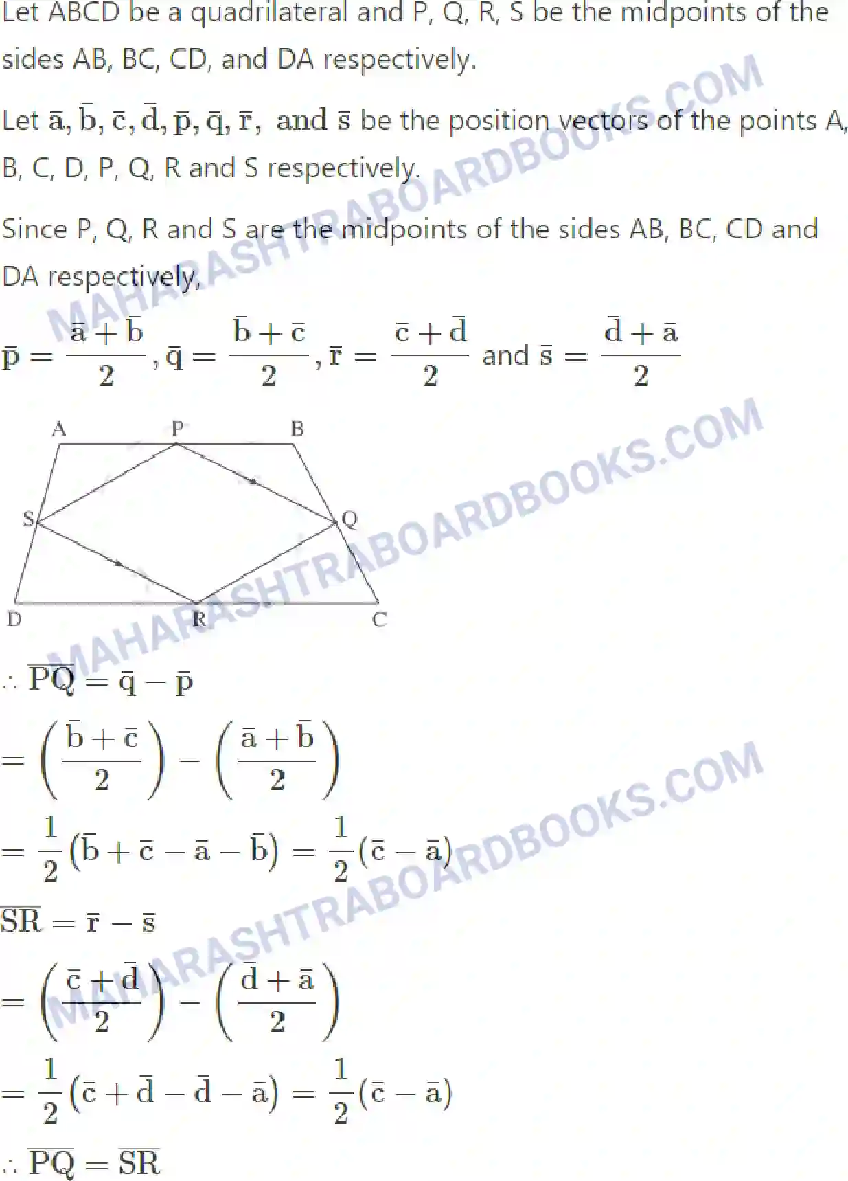 Maharashtra Board Solution Class-12 Mathematics+&+Statistics-1+(Arts+&+Science) Vectors Image 21