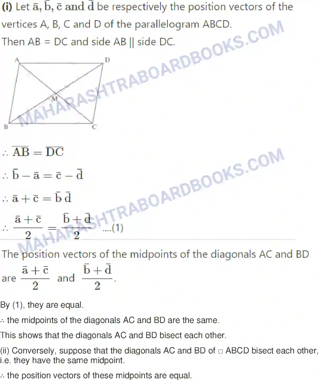 Maharashtra Board Solution Class-12 Mathematics+&+Statistics-1+(Arts+&+Science) Vectors Image 24