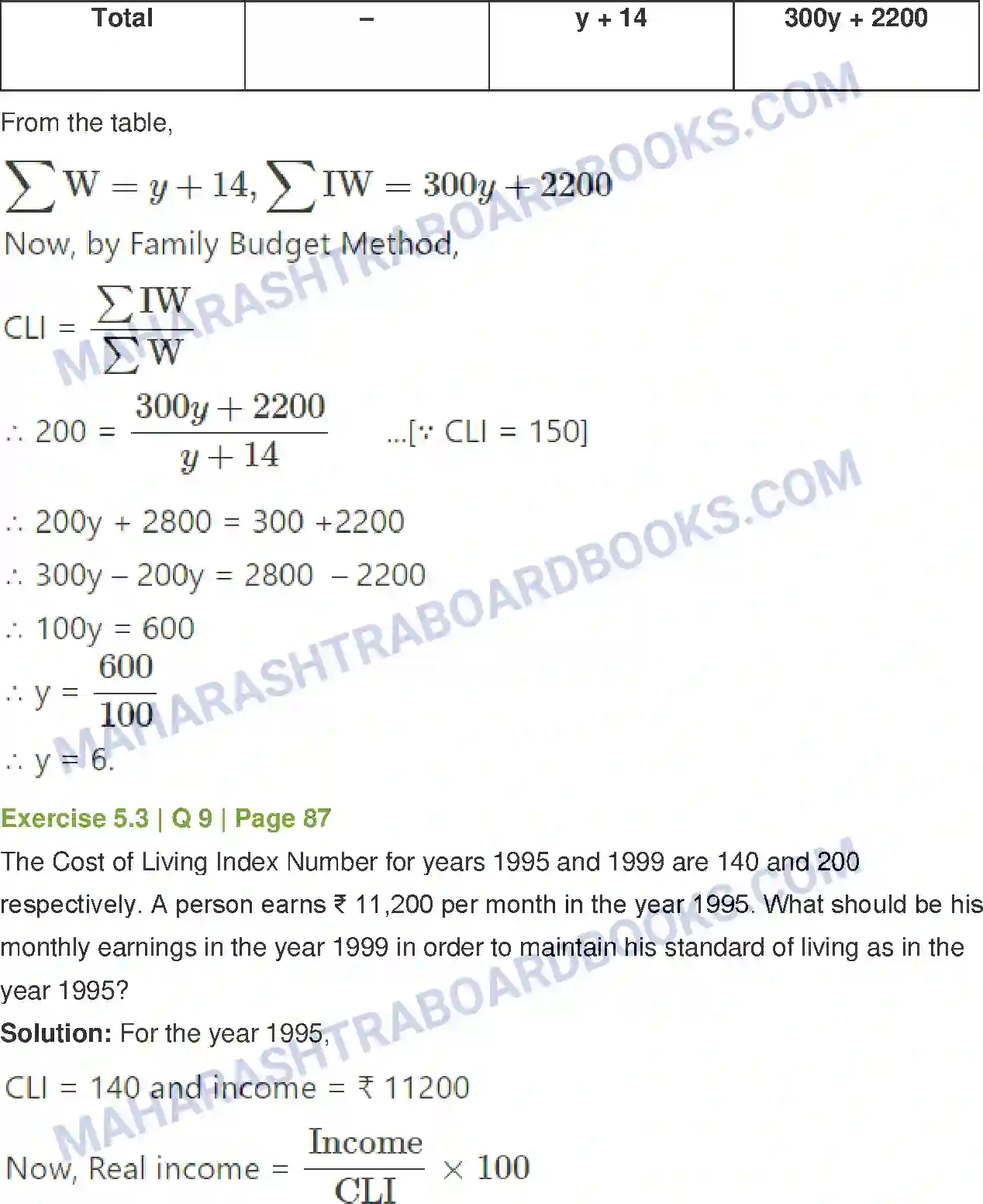 Maharashtra Board Solution Class-12 Mathematics+&+Statistics-2+(Commerce) Index Numbers Image 32