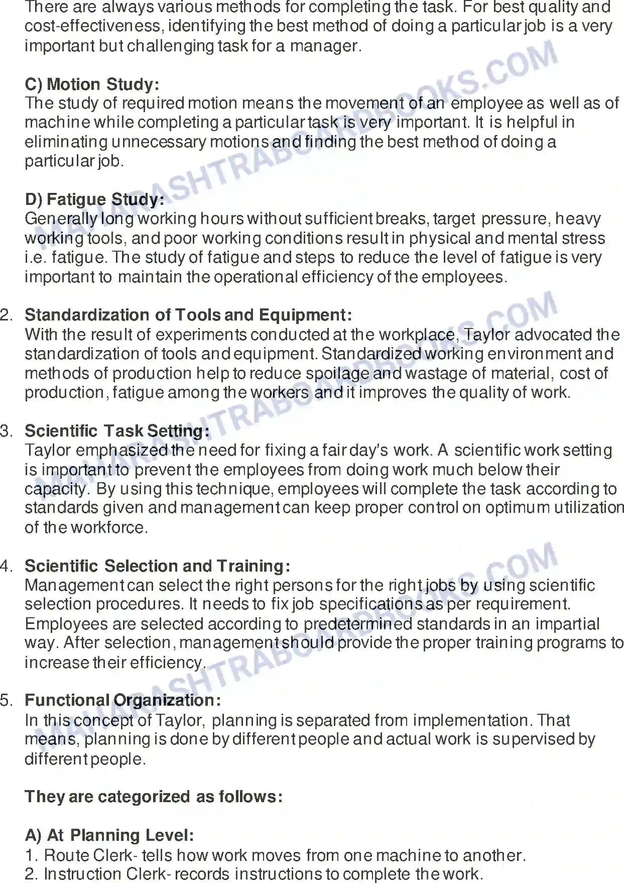 Maharashtra Board Solution Class-12 Organisation+of+Commerce+&+Management Principles of Management Image 16