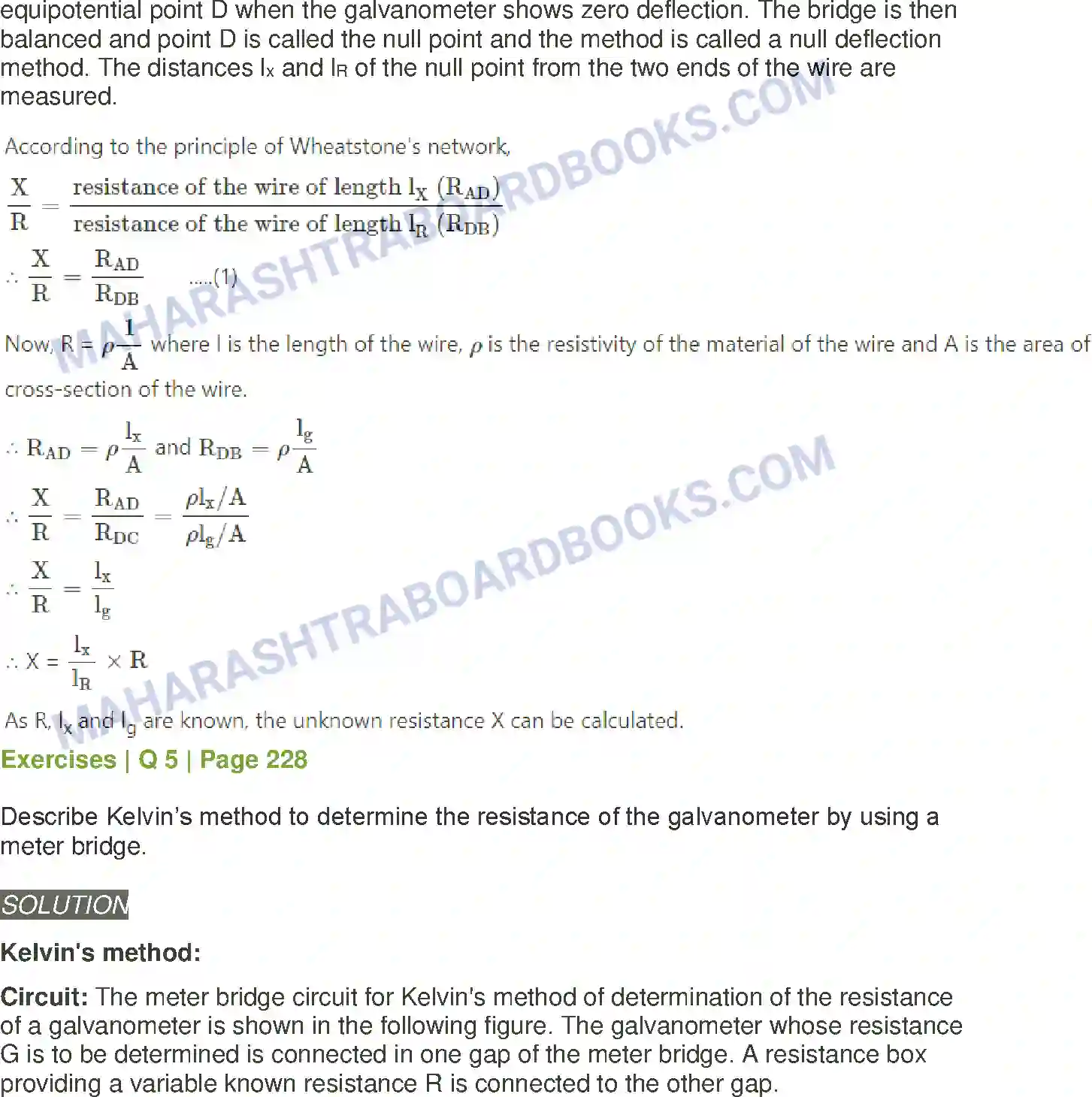Maharashtra Board Solution Class-12 Physics Current Electricity Image 10