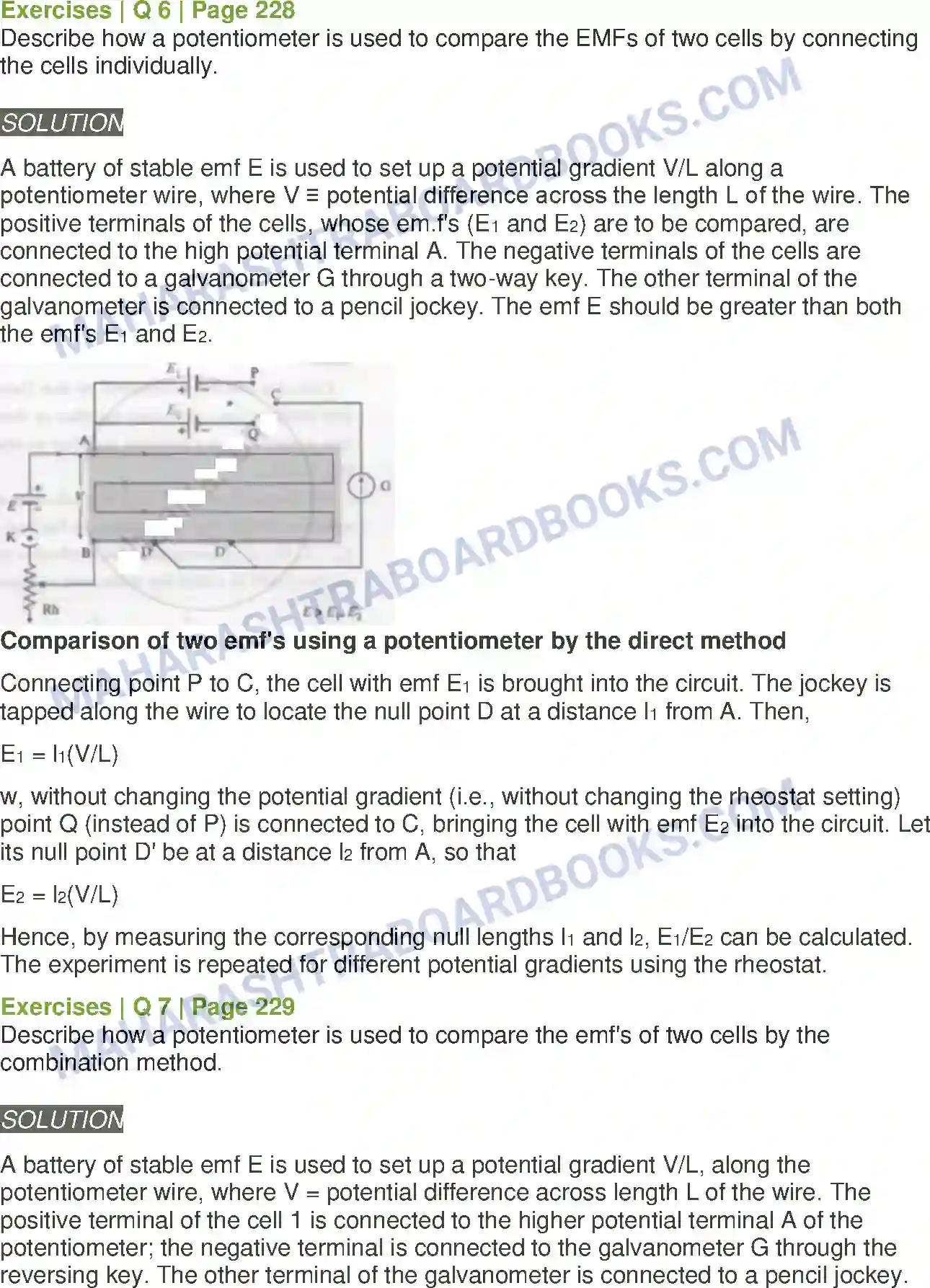 Maharashtra Board Solution Class-12 Physics Current Electricity Image 12