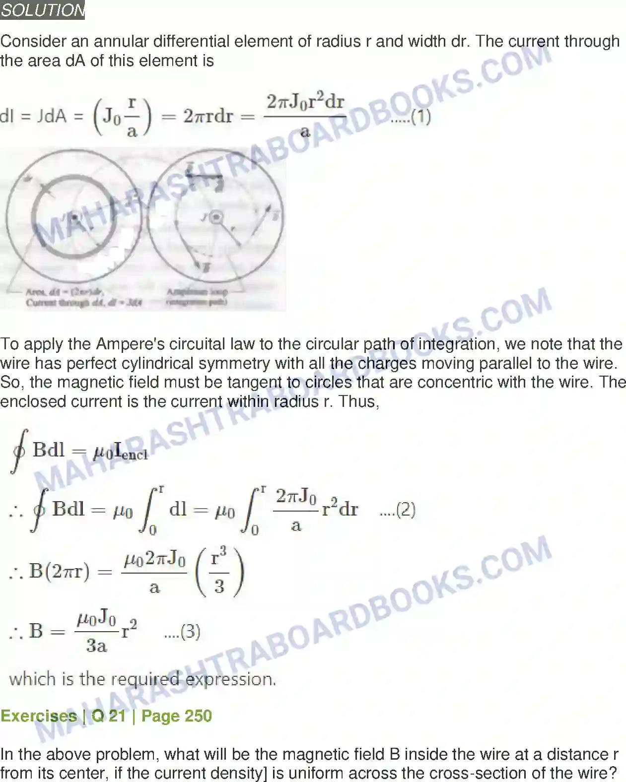 Maharashtra Board Solution class-12 Physics Magnetic Fields due to Electric Current Image 16