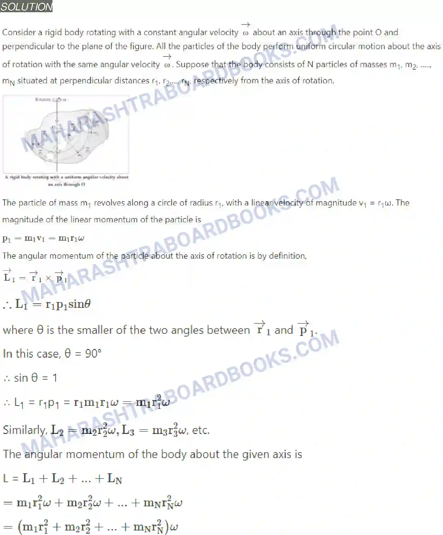 Maharashtra Board Solution class-12 Physics Rotational Dynamics Image 15