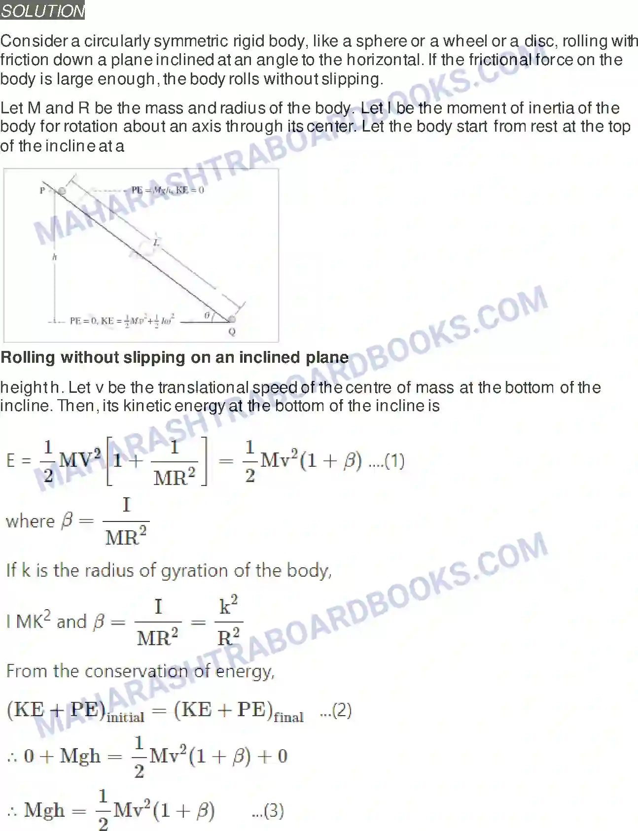 Maharashtra Board Solution class-12 Physics Rotational Dynamics Image 20