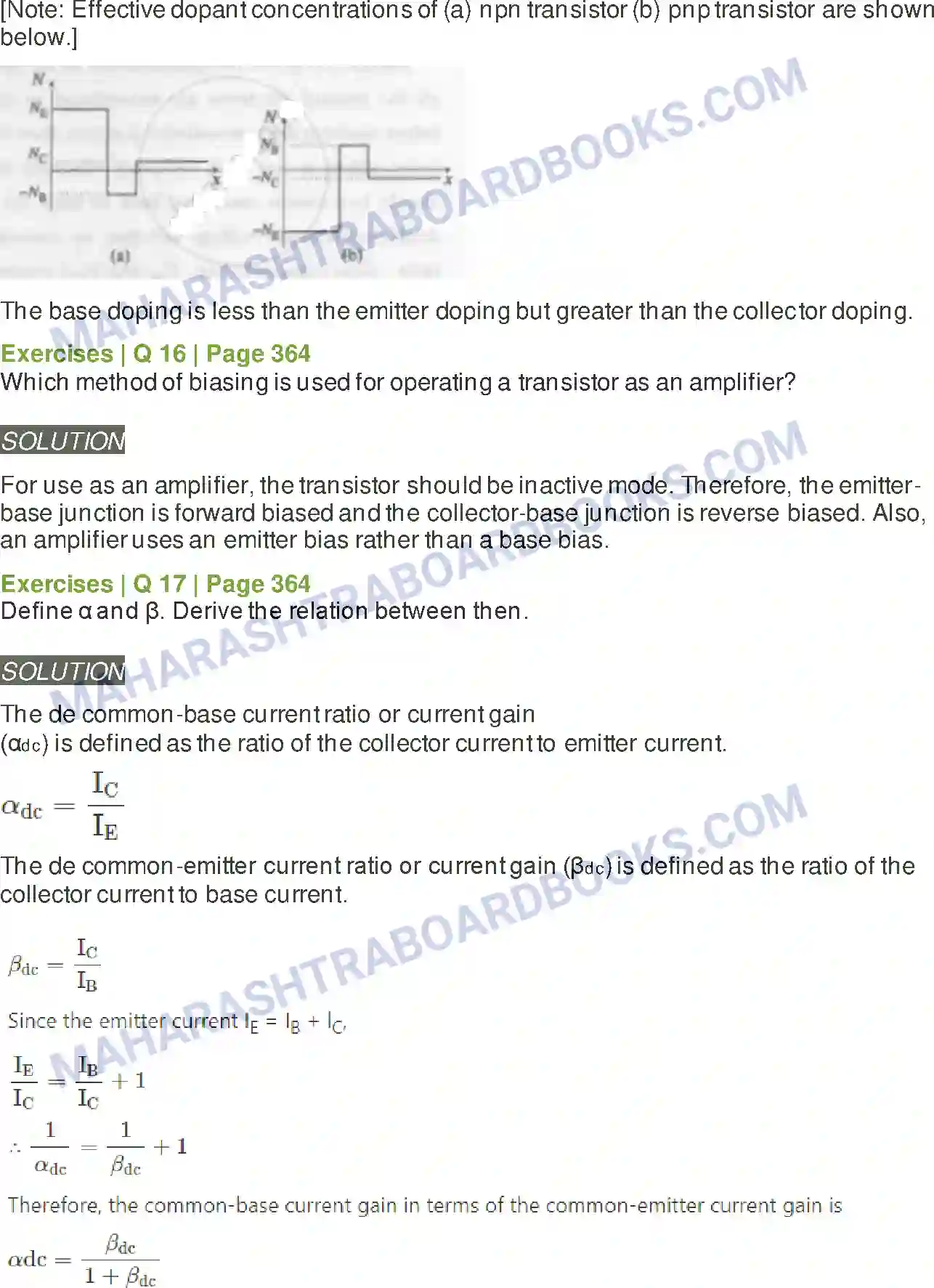 Maharashtra Board Solution Class-12 Physics Semiconductor Devices Image 17