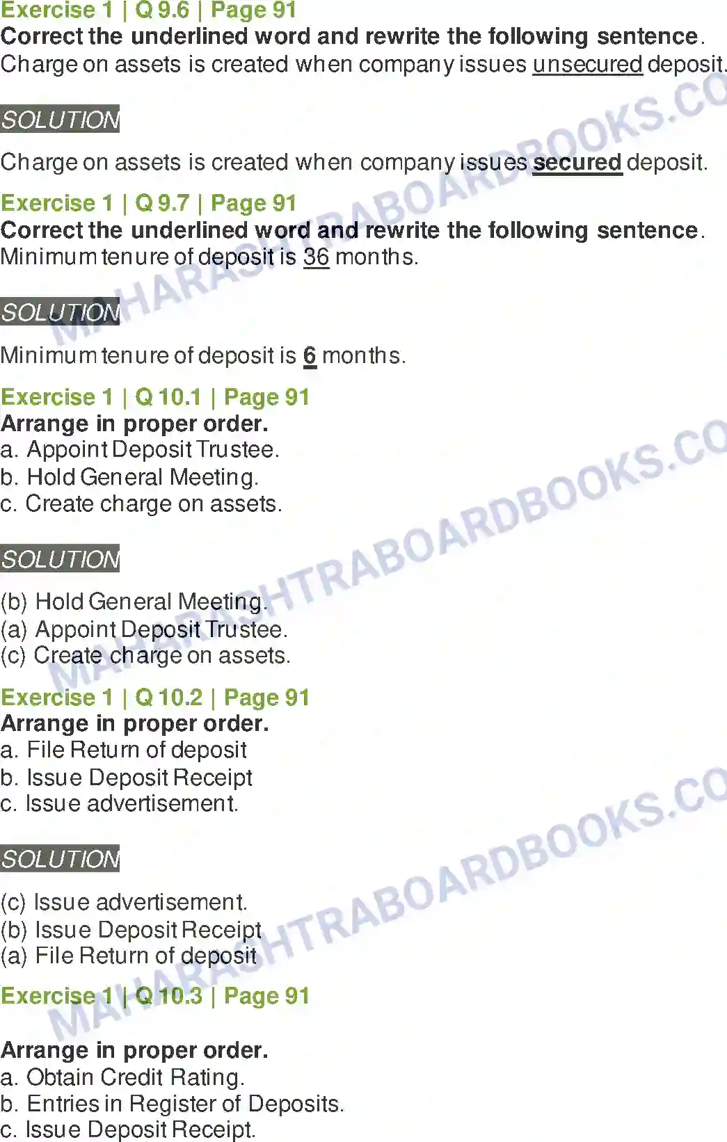 Maharashtra Board Solution Class-12 Secretarial+Practice Deposits Image 14