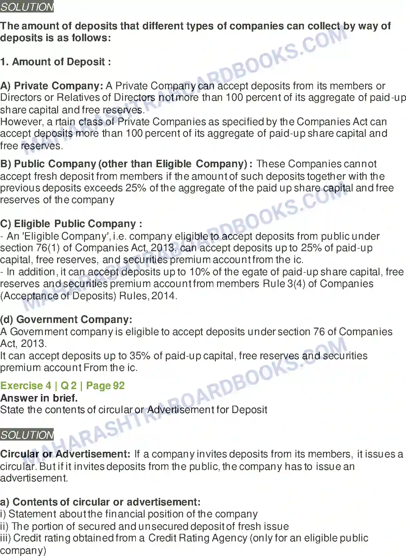 Maharashtra Board Solution Class-12 Secretarial+Practice Deposits Image 21