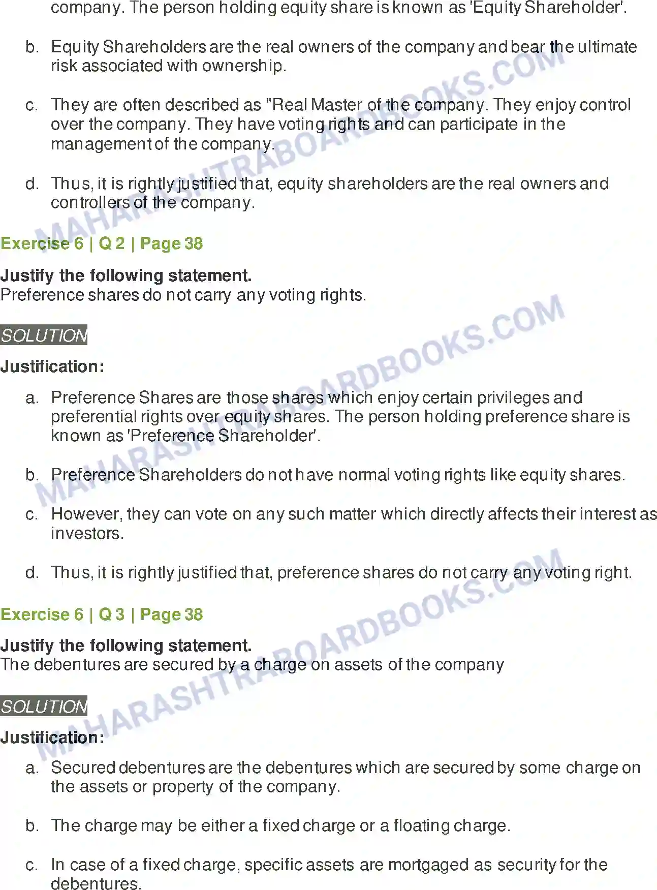 Maharashtra Board Solution Class-12 Secretarial+Practice Sources of Corporate Finance Image 27