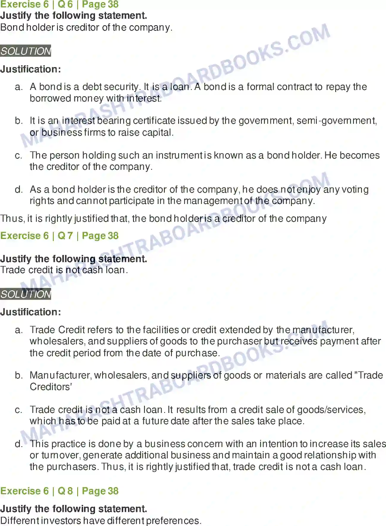 Maharashtra Board Solution Class-12 Secretarial+Practice Sources of Corporate Finance Image 29