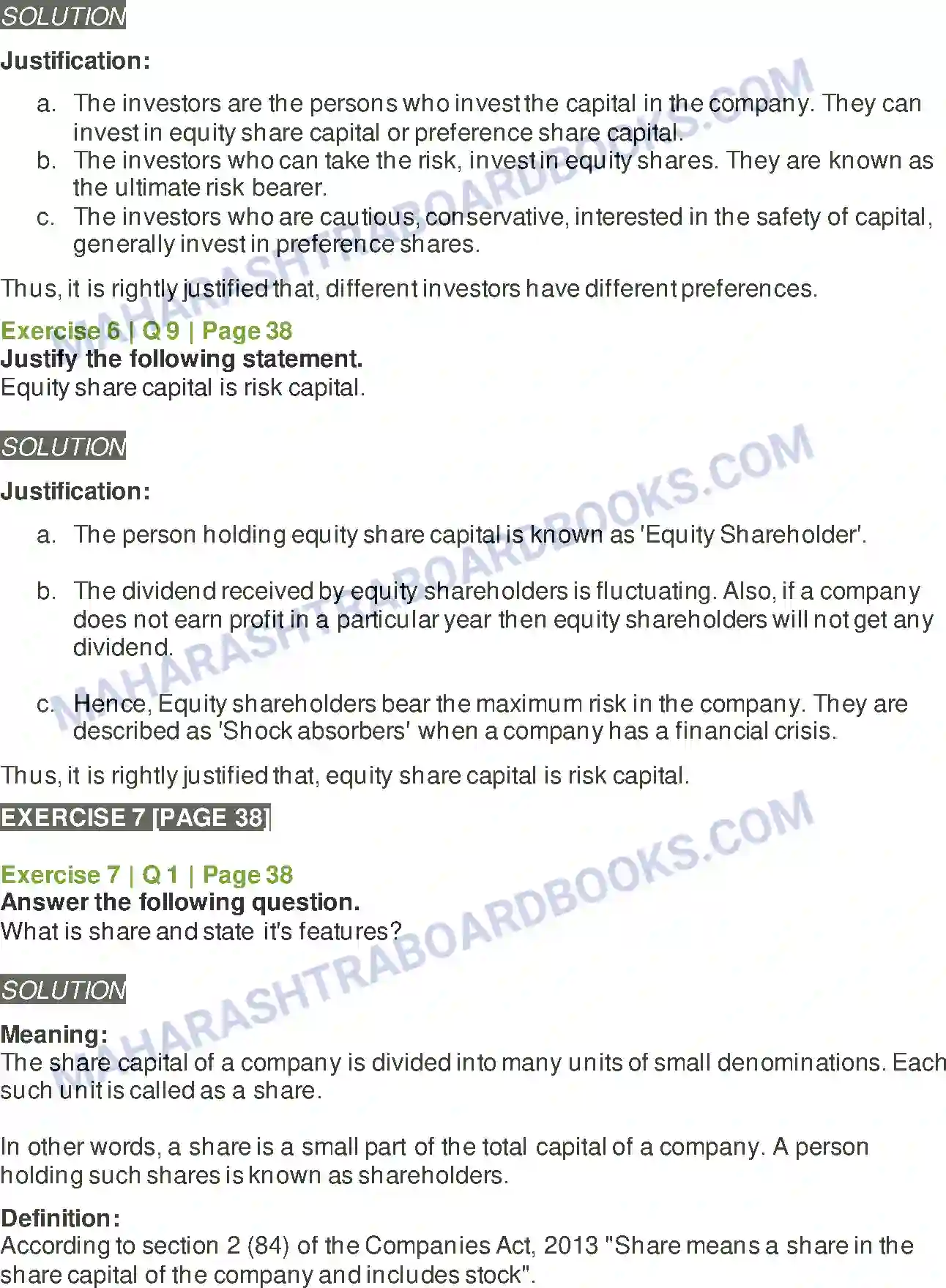 Maharashtra Board Solution Class-12 Secretarial+Practice Sources of Corporate Finance Image 30