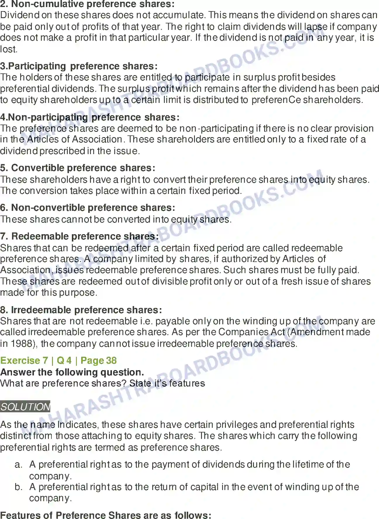 Maharashtra Board Solution Class-12 Secretarial+Practice Sources of Corporate Finance Image 34