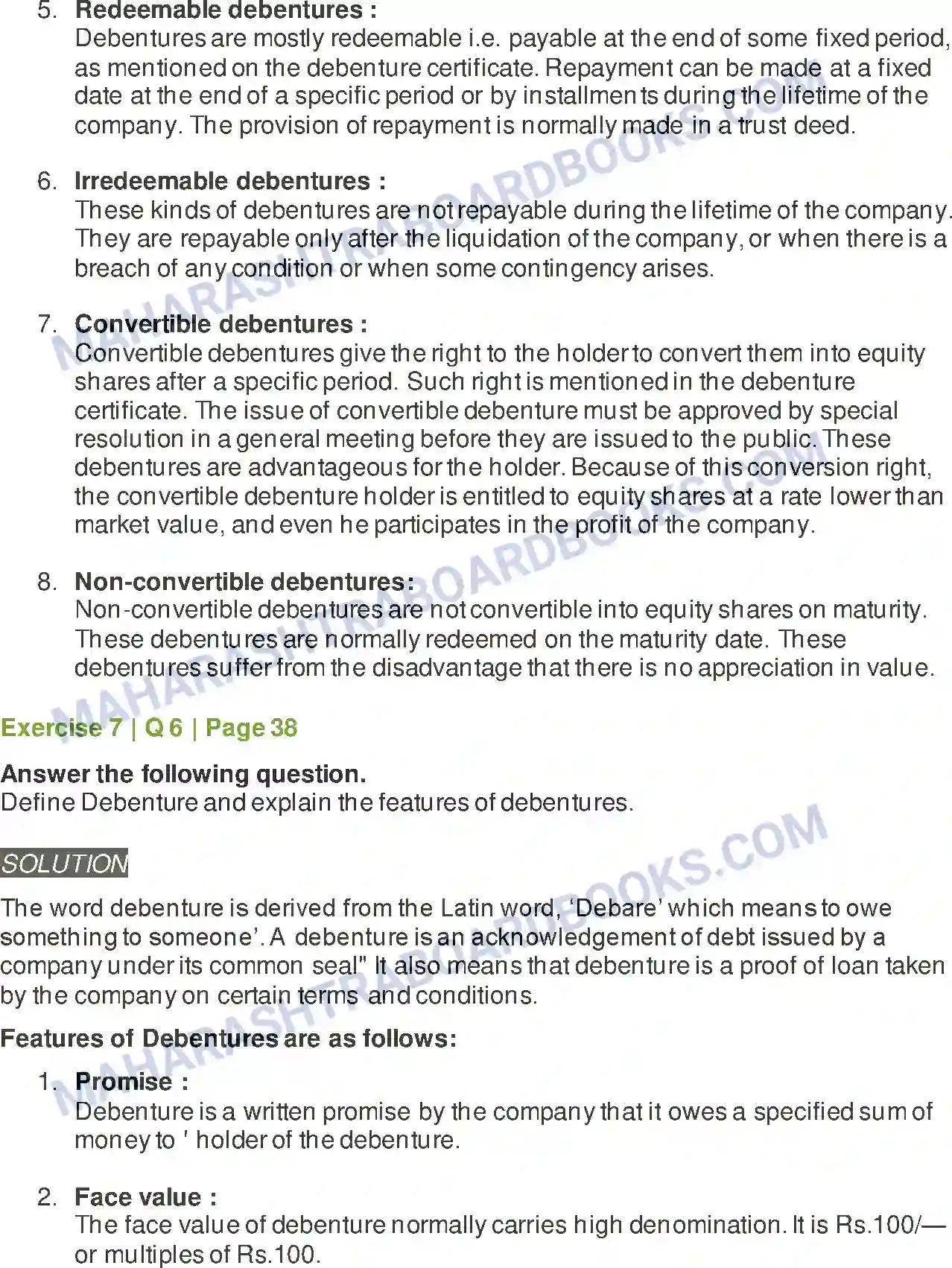 Maharashtra Board Solution Class-12 Secretarial+Practice Sources of Corporate Finance Image 37