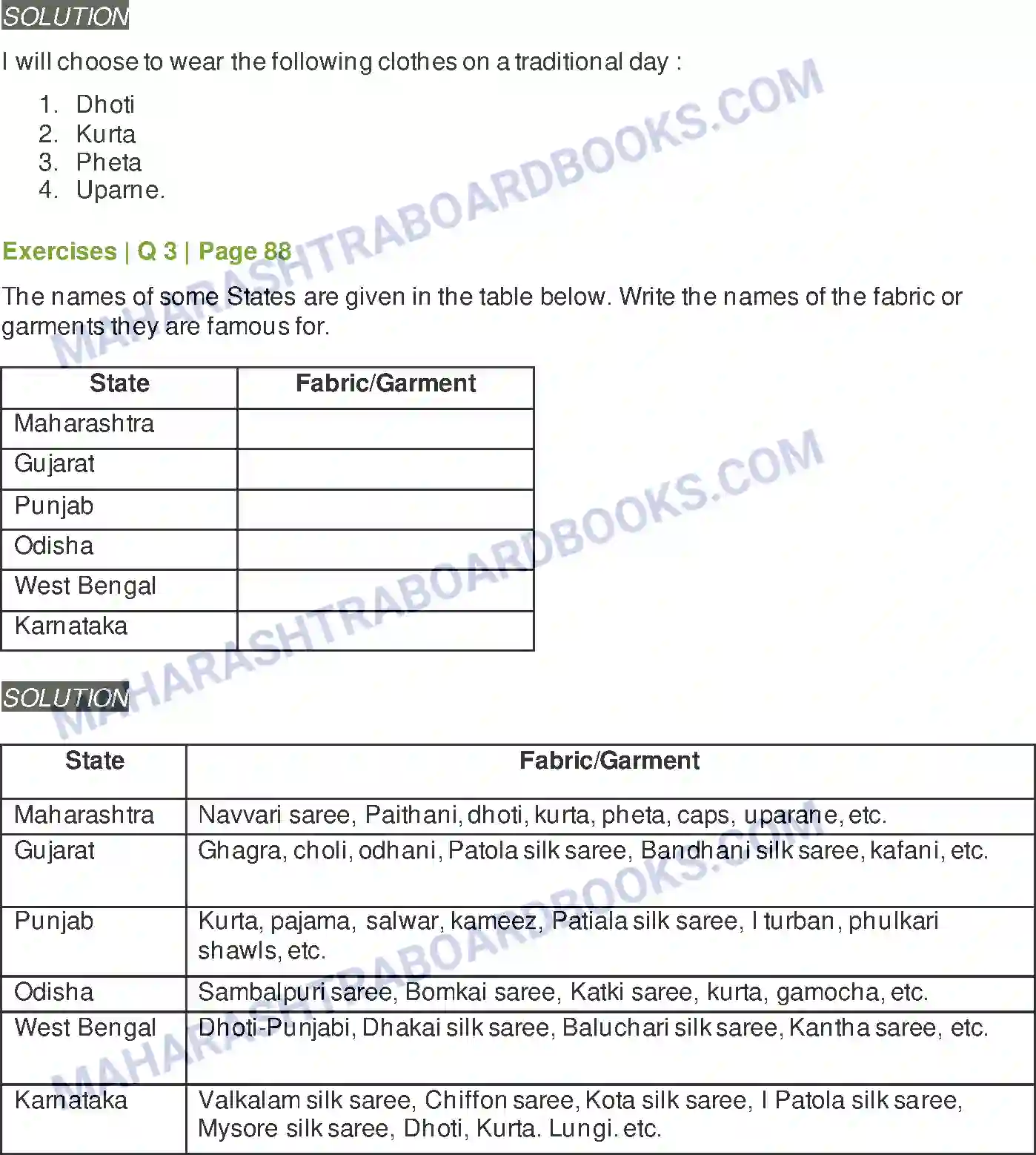 Maharashtra Board Solution Class-5 Environmental+Studies+-+1 Clothes - Our Necessity Image 2