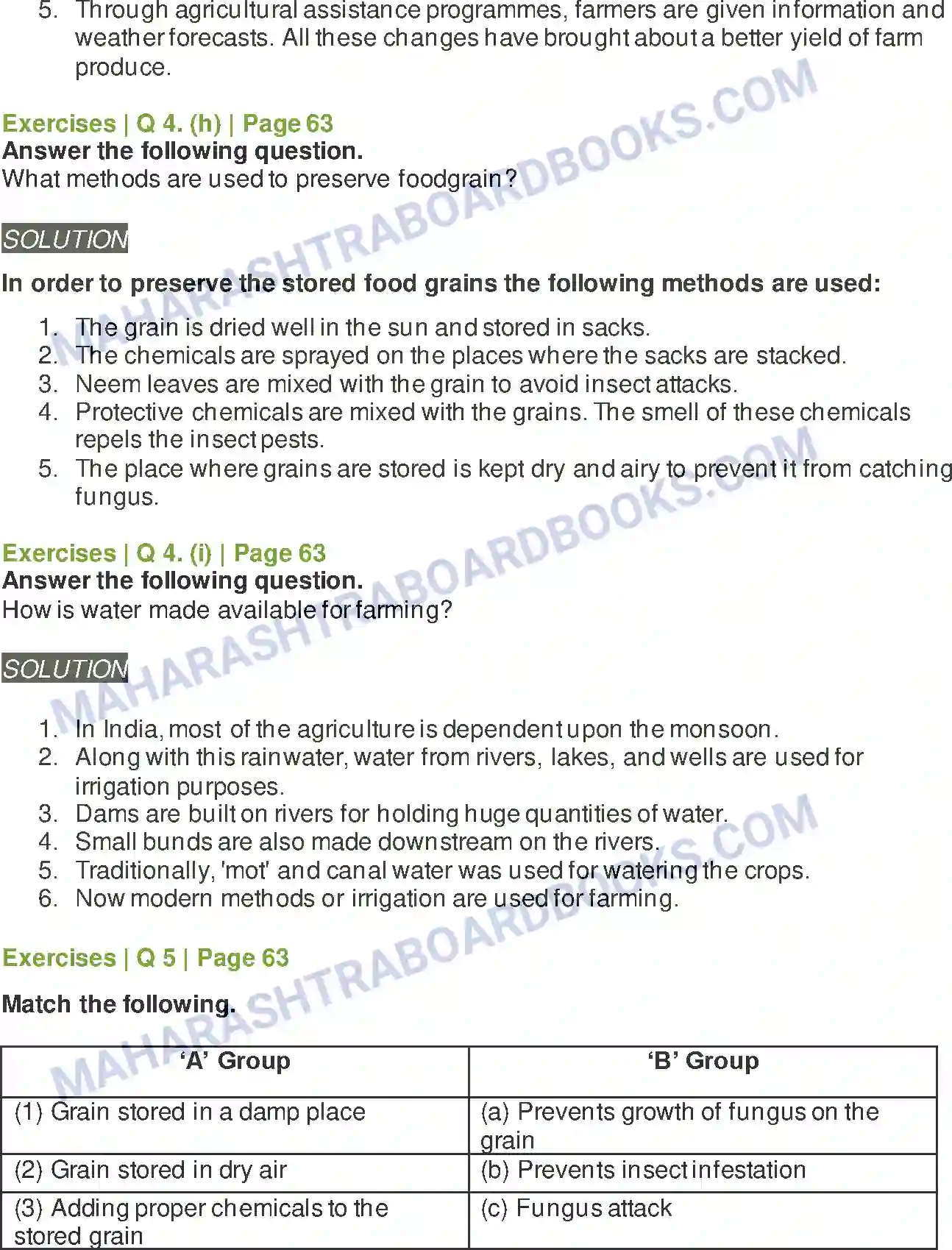 Maharashtra Board Solution Class-5 Environmental+Studies+-+1 Food for All Image 6