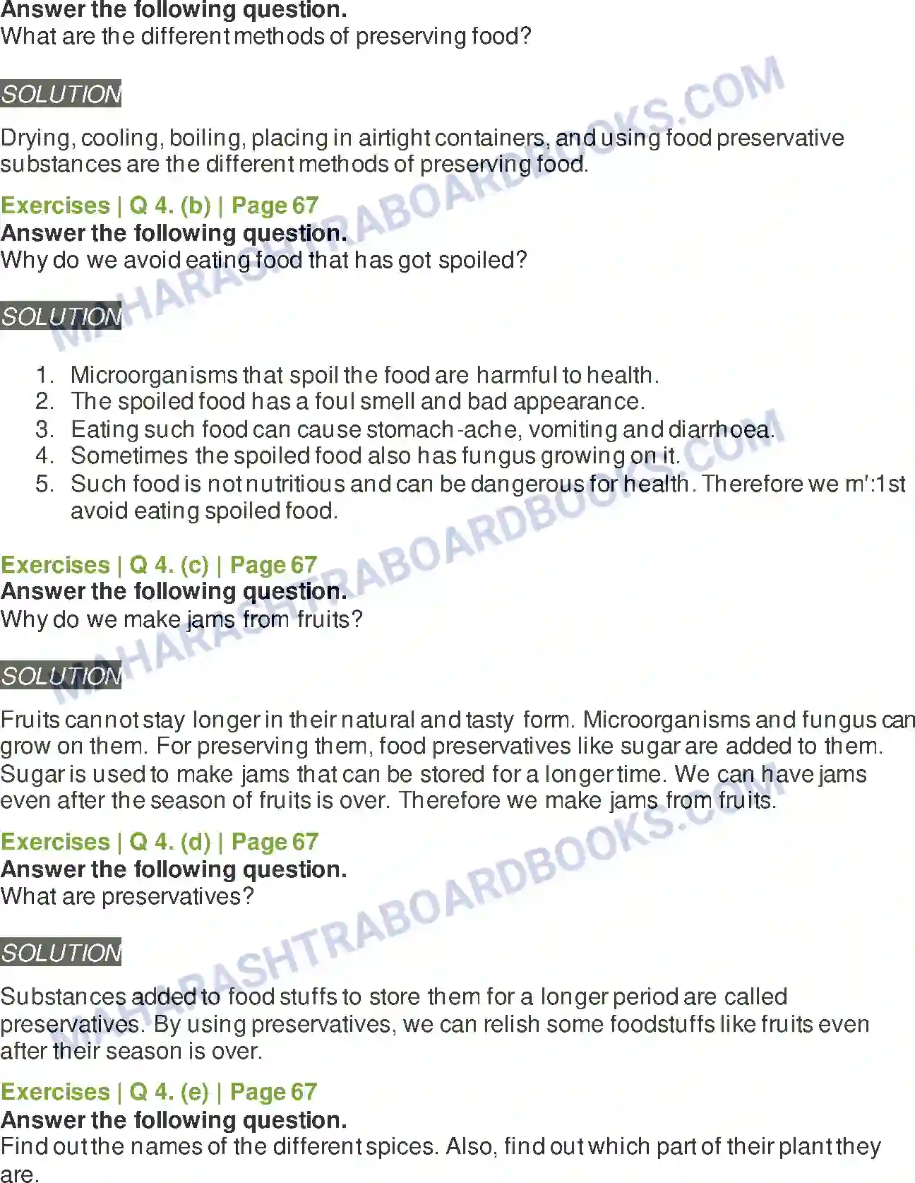 Maharashtra Board Solution Class-5 Environmental+Studies+-+1 Methods of Preserving Food Image 4