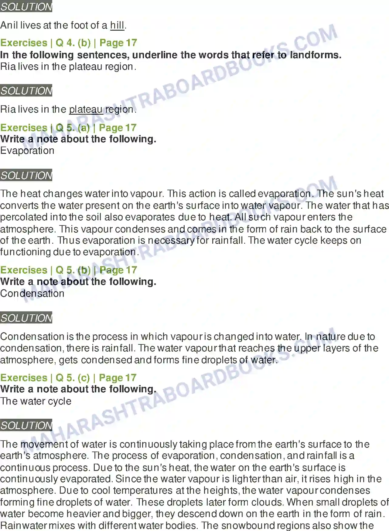 Maharashtra Board Solution Class-5 Environmental+Studies+-+1 The Earth and Its Living World Image 5