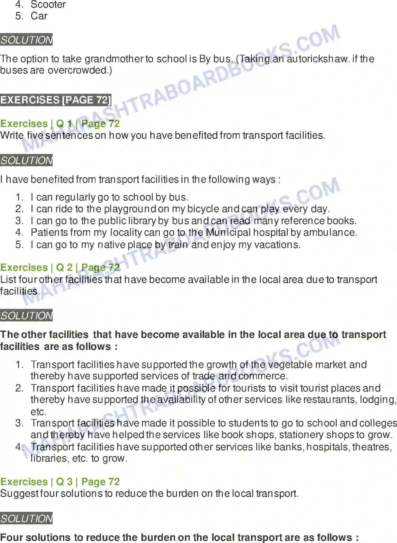 Maharashtra Board Solution Class-5 Environmental+Studies+-+1 Transport Image 4