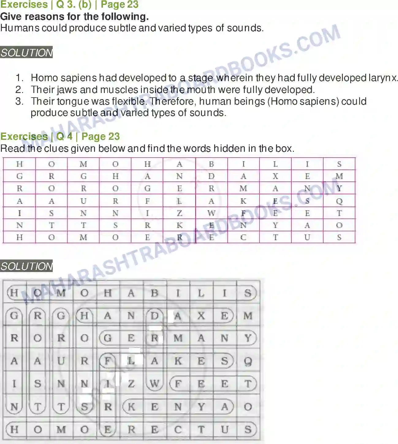 Maharashtra Board Solution Class-5 Environmental+Studies+-+2 Evolution of Mankind Image 2